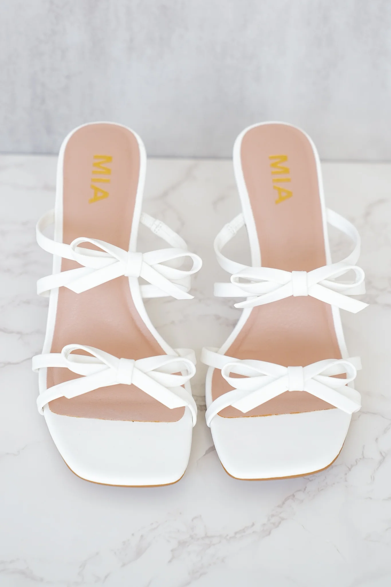 MIA Strappy High Heel Sandals with Bow Detail - Image 2