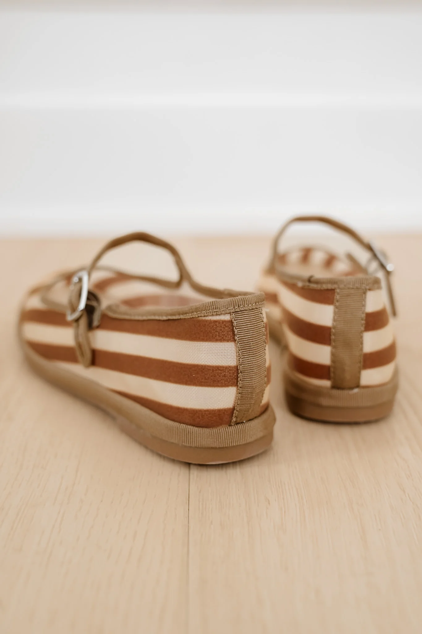 MIA Striped Canvas Mary Jane Flat with Buckle Strap - Image 4