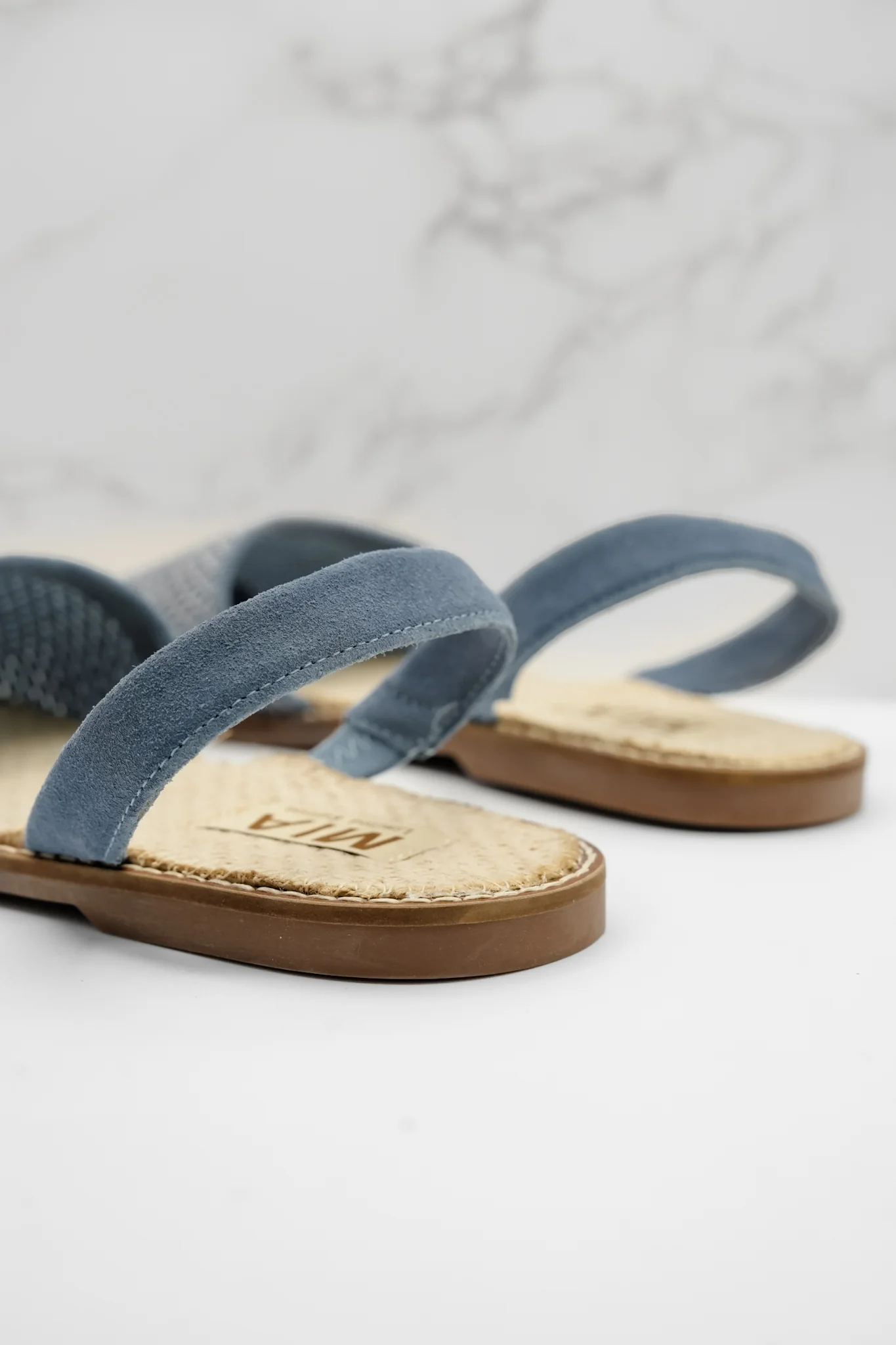 MIA Textured Fabric Slingback Comfort Flat - Image 10