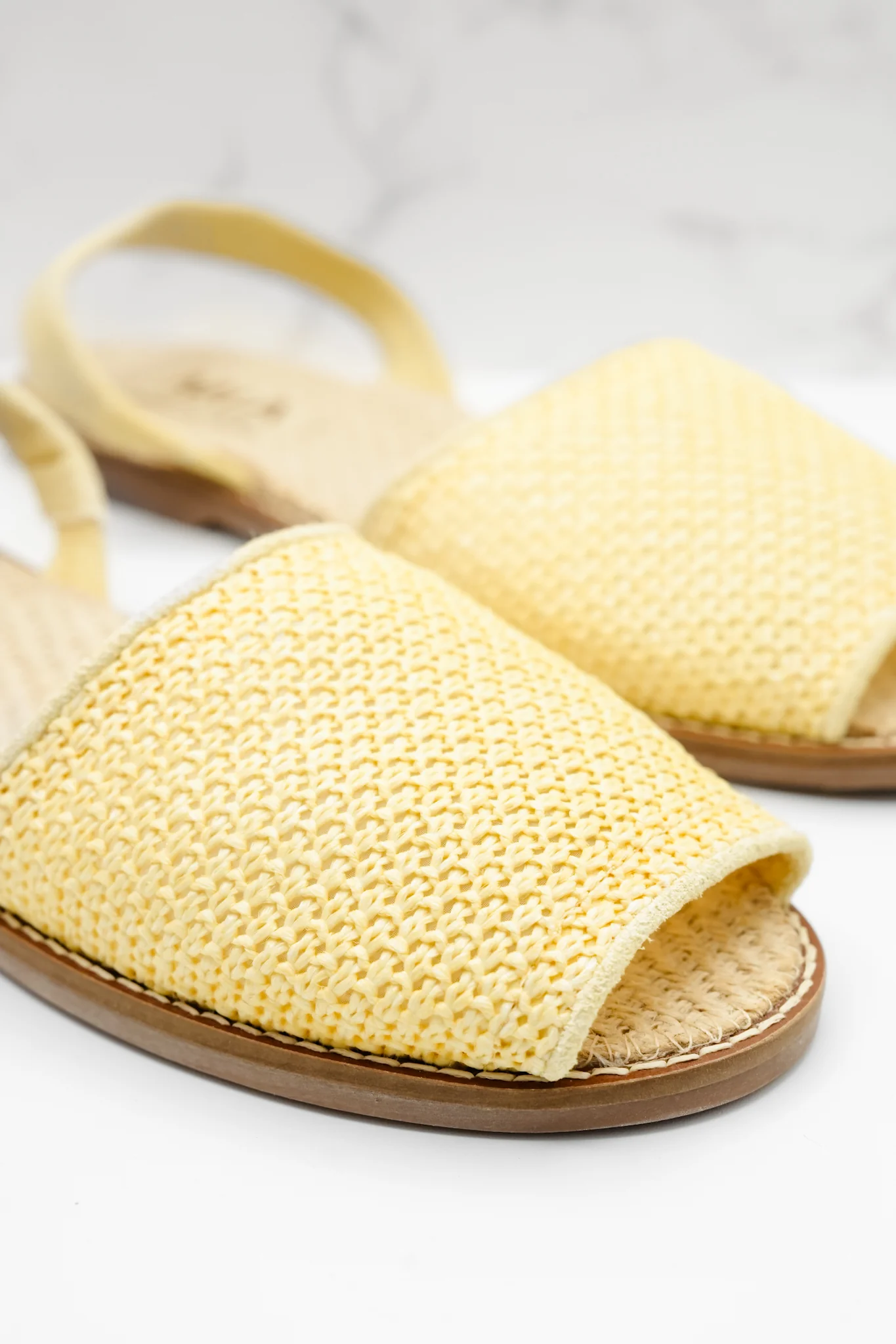 MIA Textured Fabric Slingback Comfort Flat - Image 11