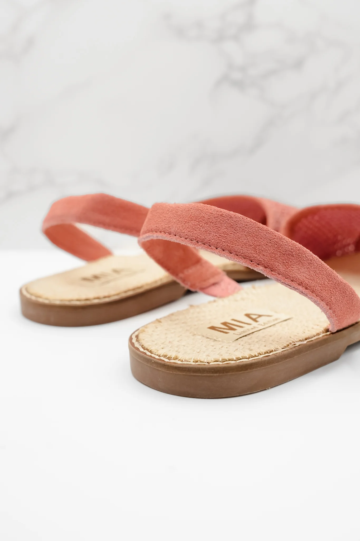 MIA Textured Fabric Slingback Comfort Flat - Image 14