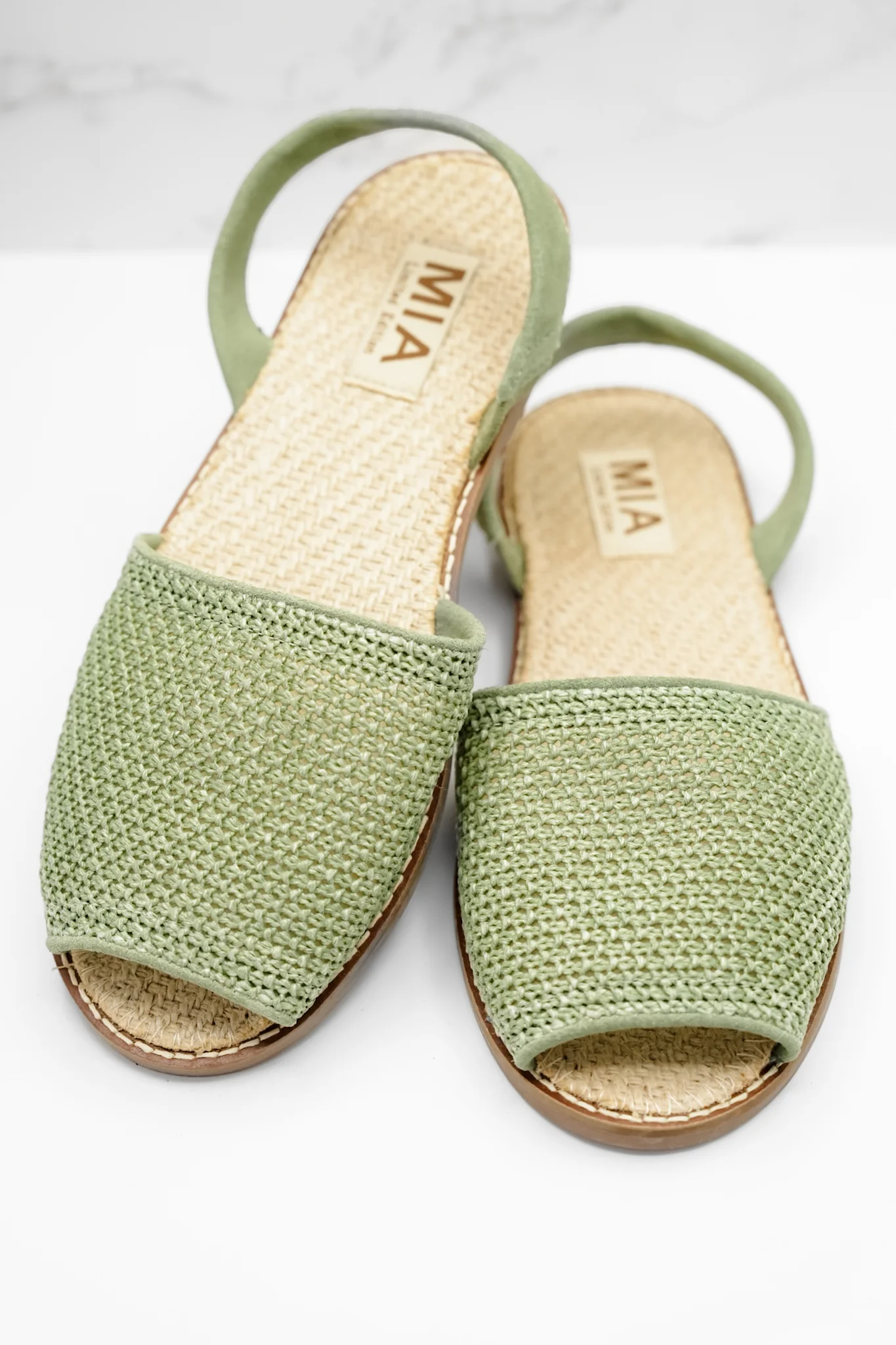 MIA Textured Fabric Slingback Comfort Flat - Image 15