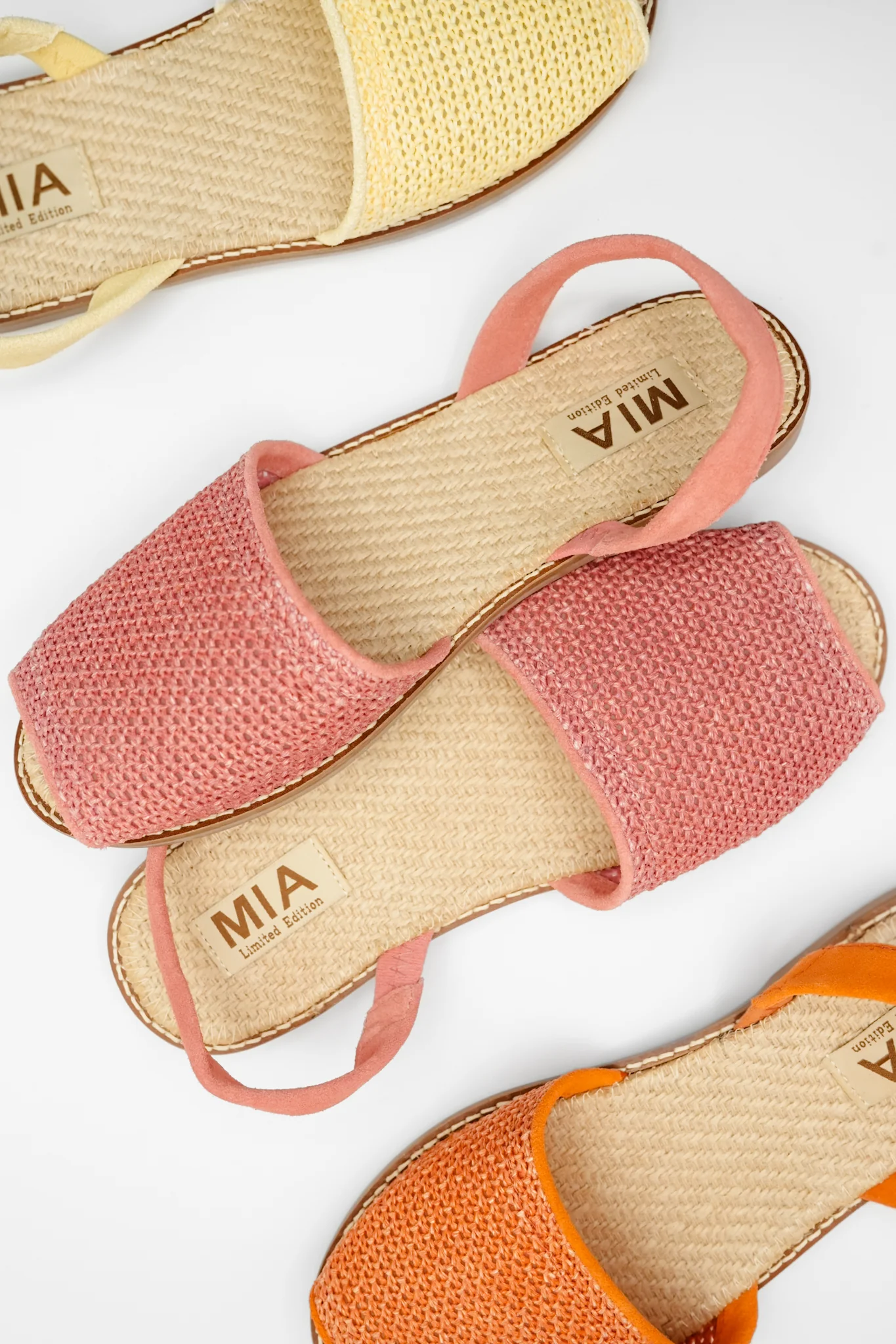 MIA Textured Fabric Slingback Comfort Flat - Image 6