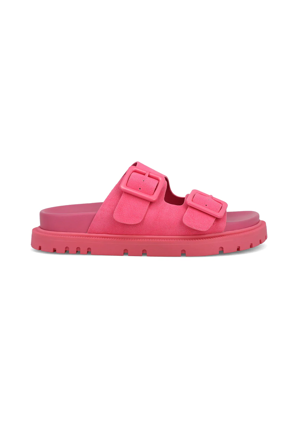 MIA Vegan Leather Platform Double Buckle Slide Sandal - Image 9