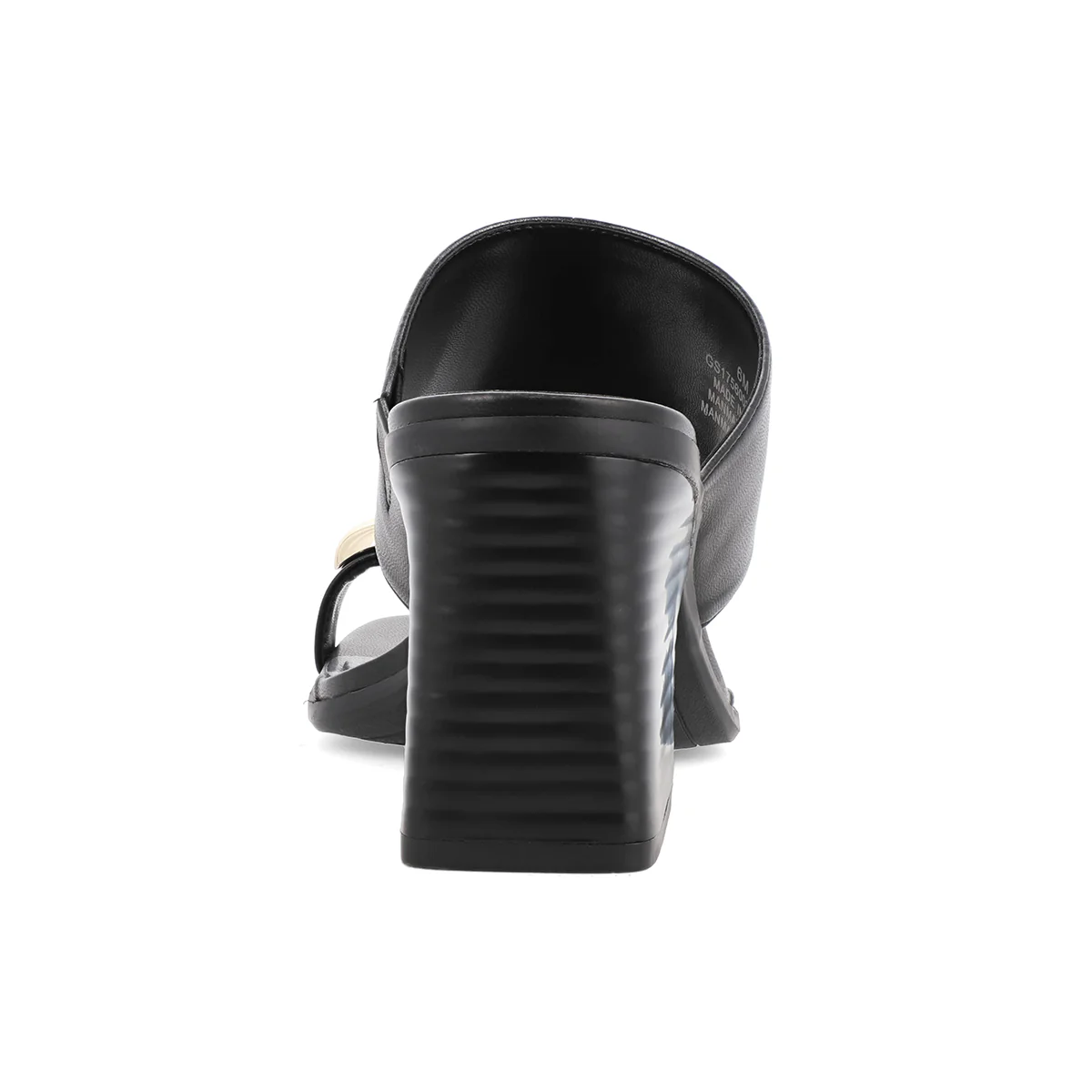 MIA Vegan Leather Toe Ring Block Heel Mule - Image 10