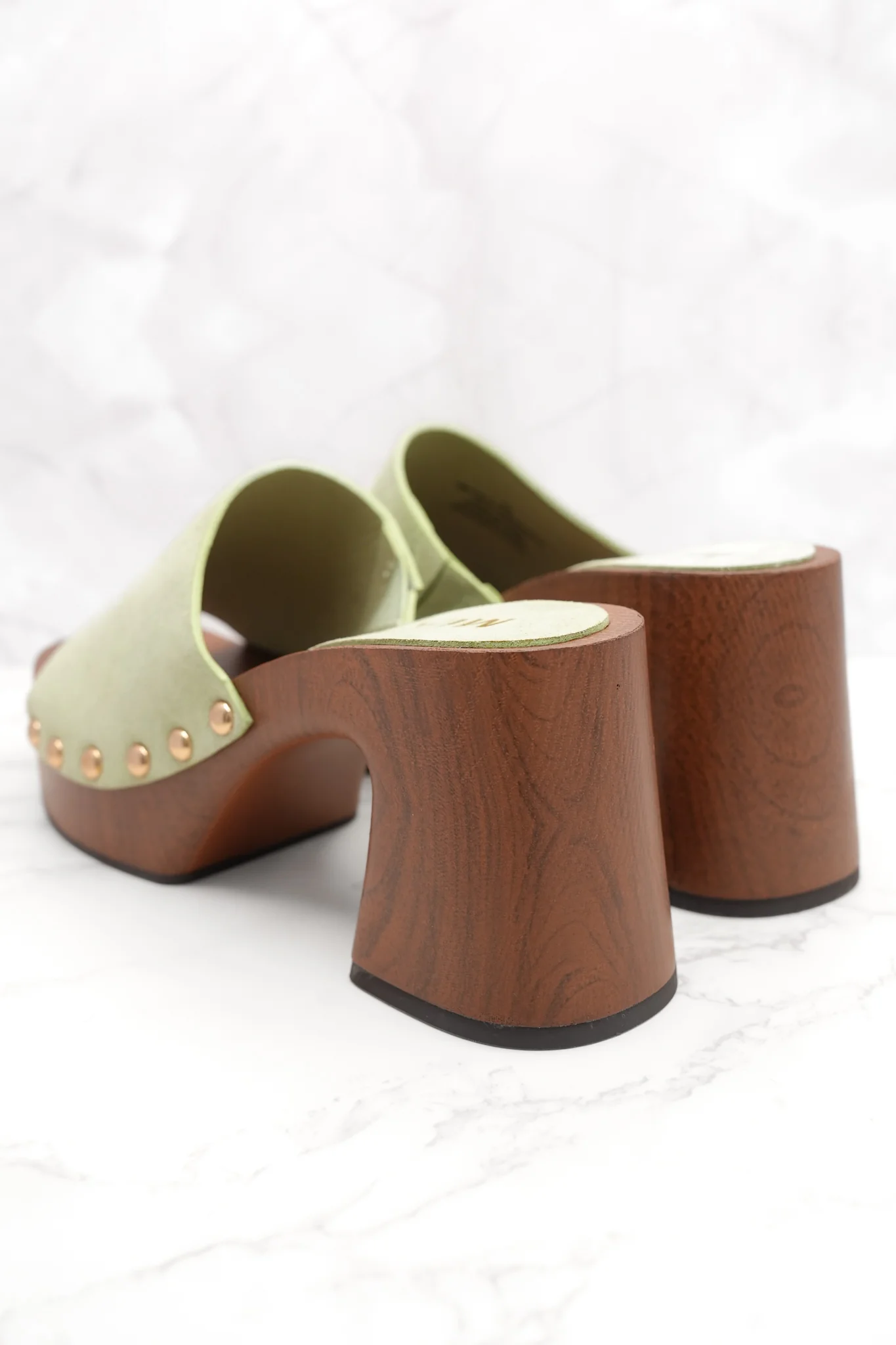 MIA Vegan Suede Chic Slide Platform Heel - Image 5