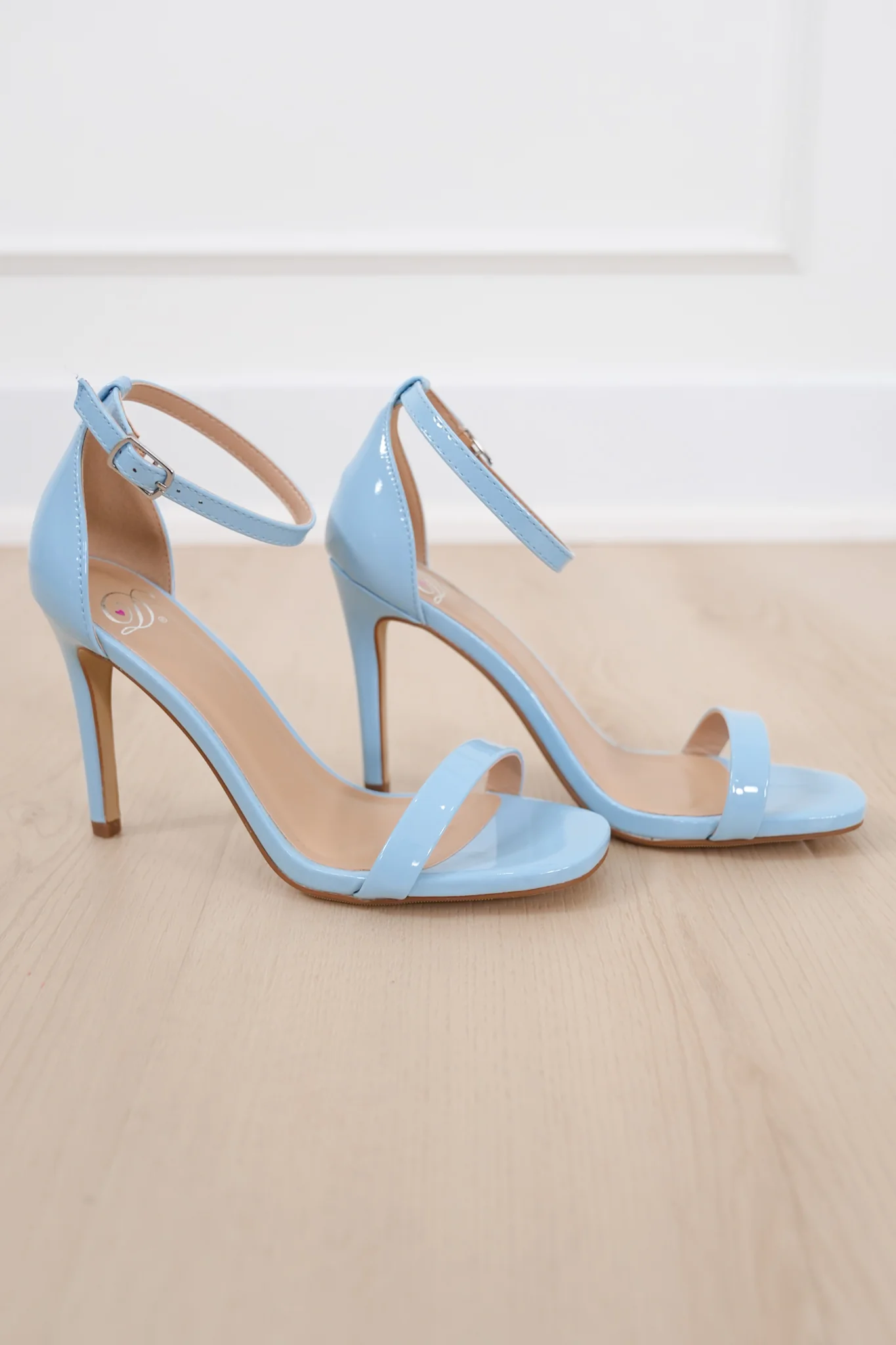 Open Toe Stiletto High Heel with Ankle Strap - Image 3