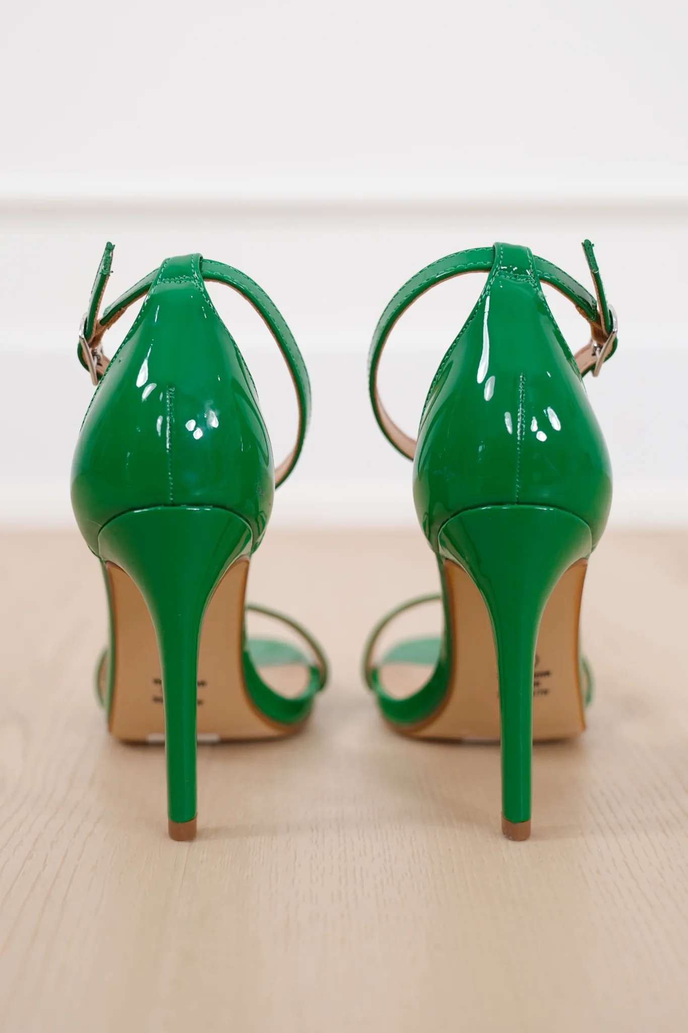 Open Toe Stiletto High Heel with Ankle Strap - Image 5
