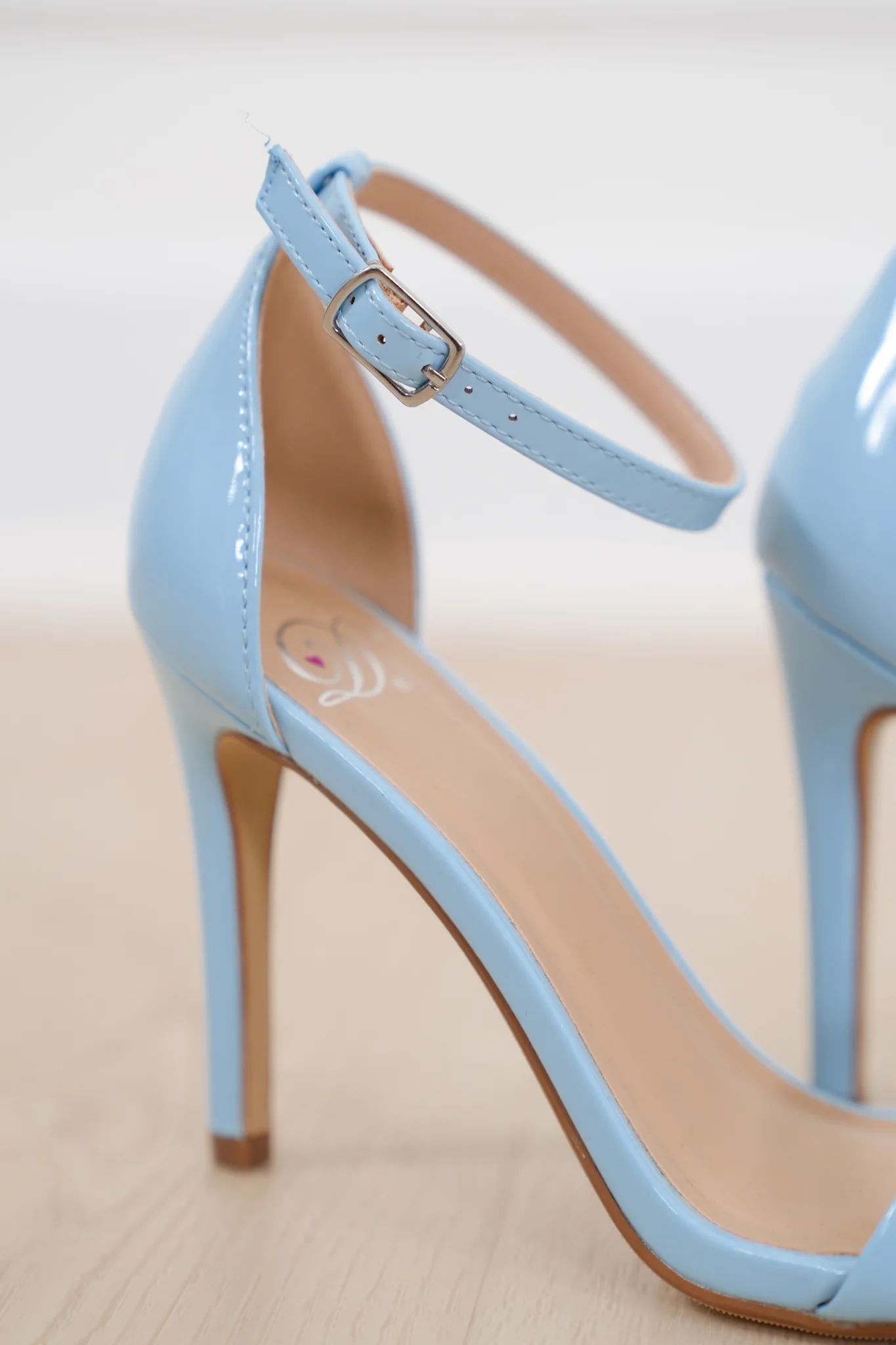 Open Toe Stiletto High Heel with Ankle Strap - Image 7