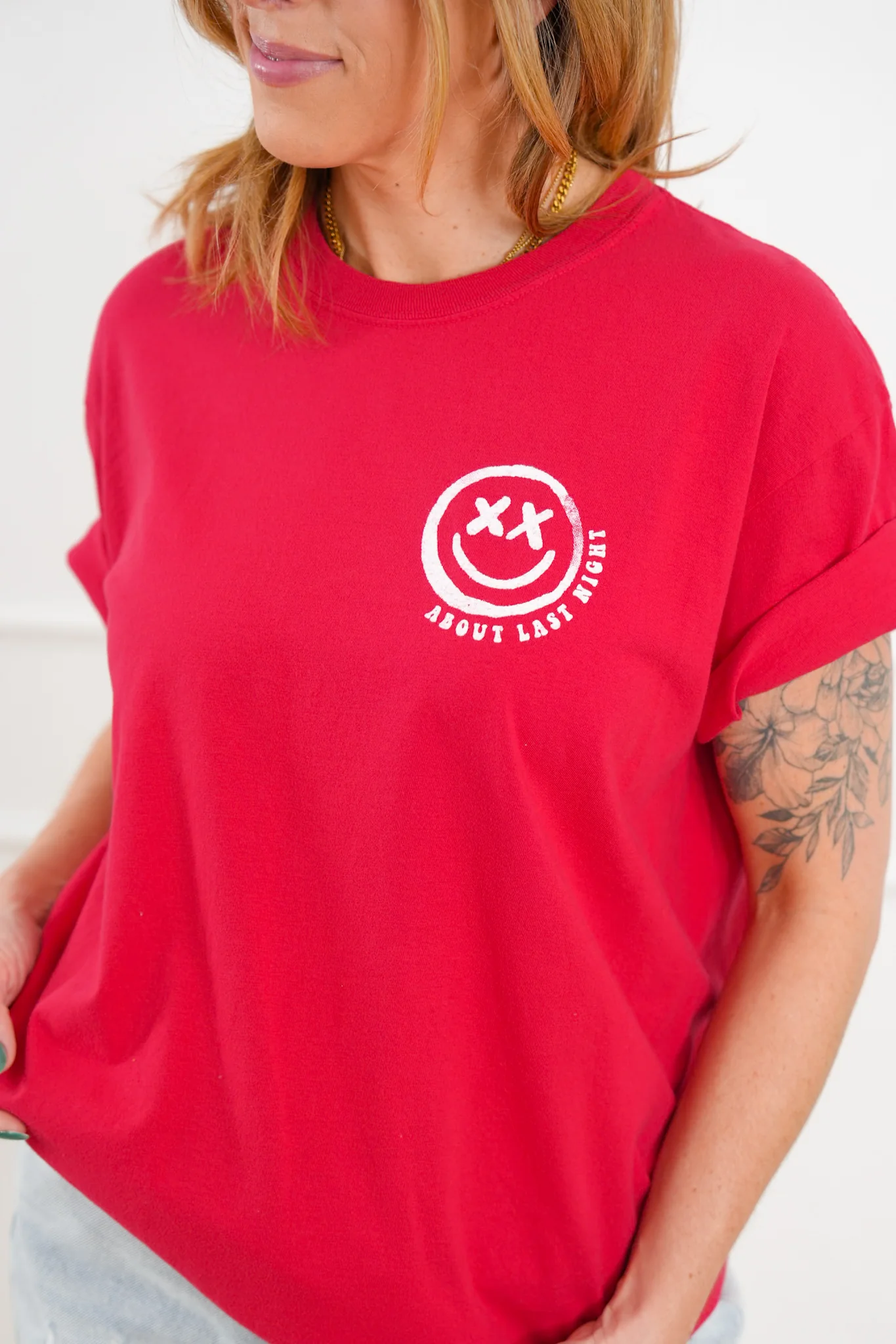 Plus/Reg Short Sleeve "Back On My Bullshit" Graphic Tee - Image 5
