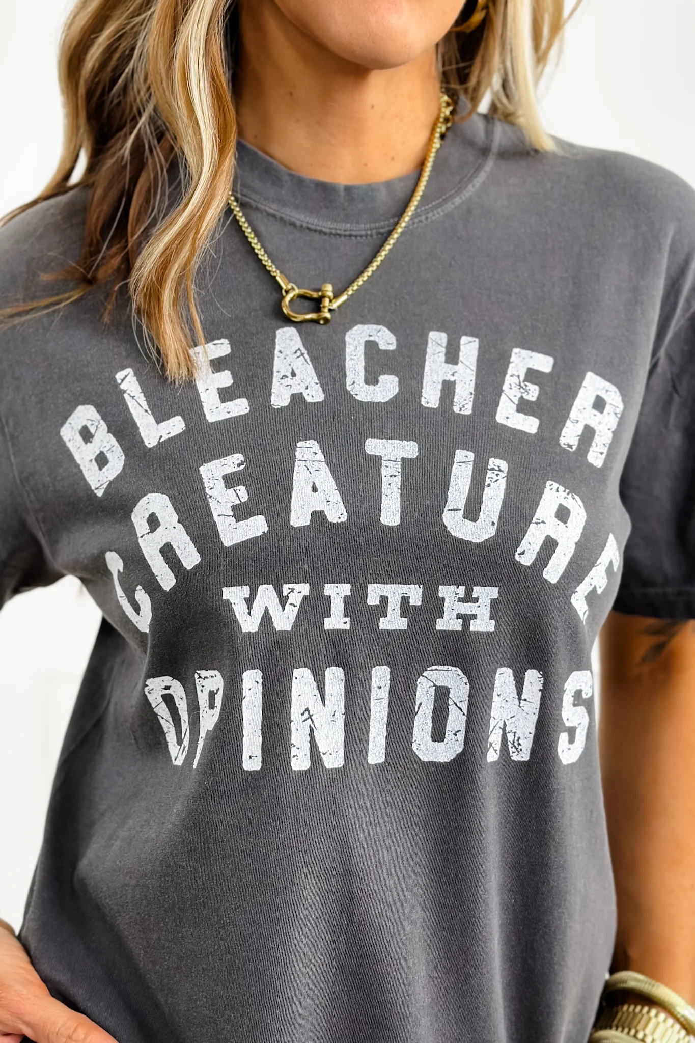 Plus/Reg Short Sleeve "Bleacher Creature" Graphic Tee - Image 3