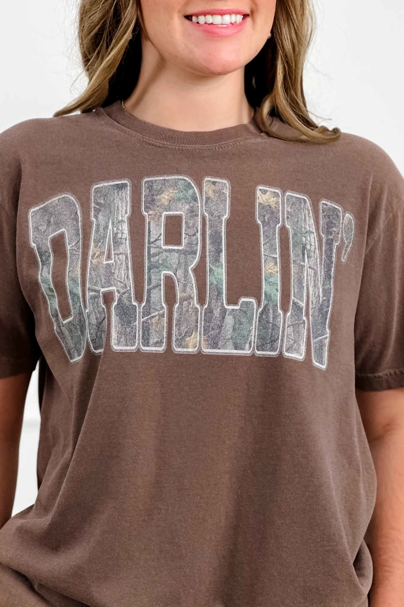 Plus/Reg Short Sleeve "Darlin'" Graphic Tee - Image 6