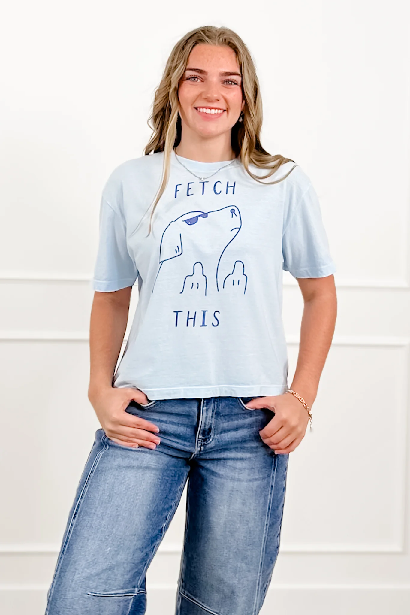 Plus/Reg Short Sleeve "Fetch This" Graphic Tee - Image 2