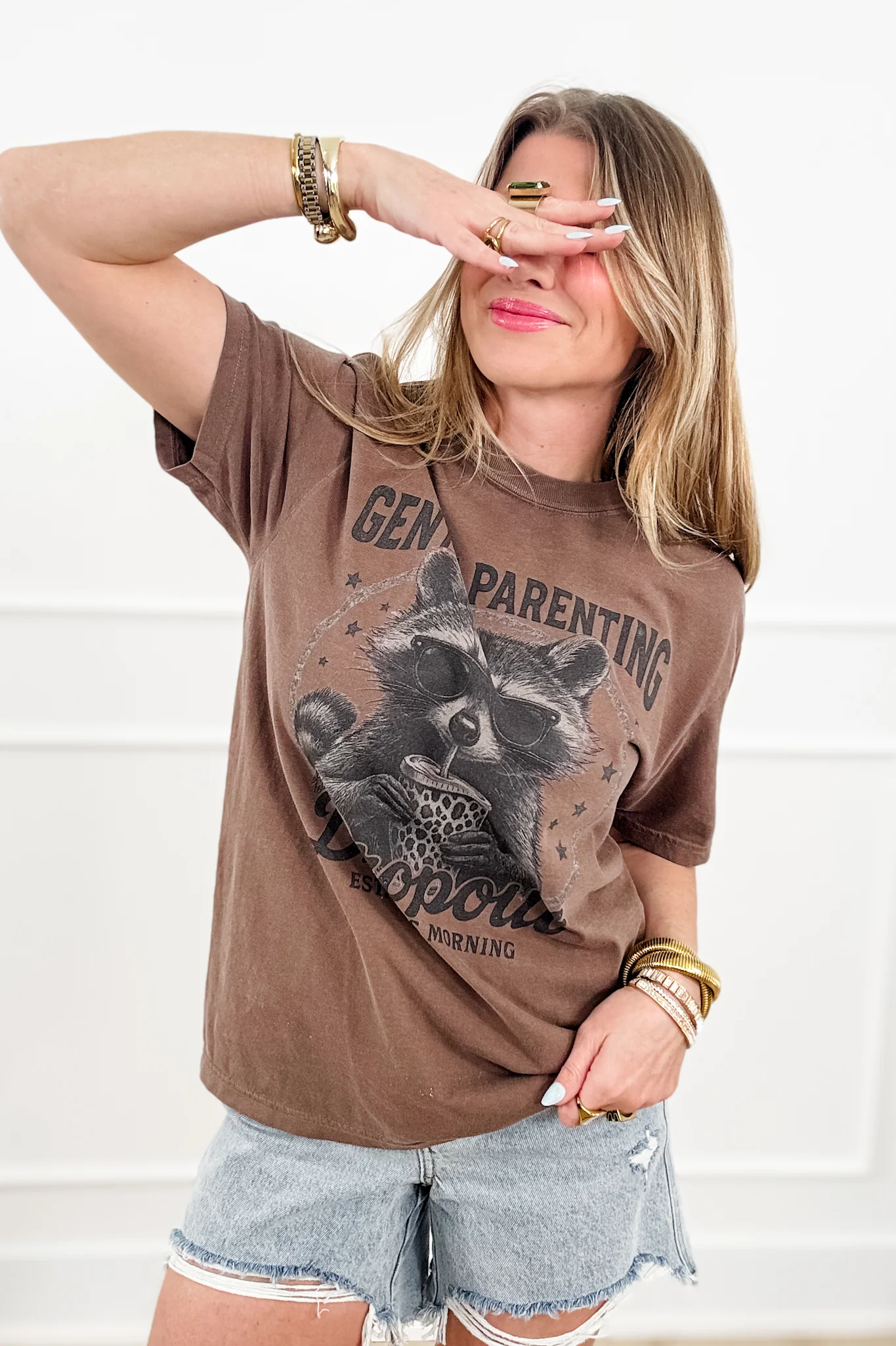 Plus/Reg Short Sleeve "Gentle Parenting Dropout" Graphic Tee - Image 8