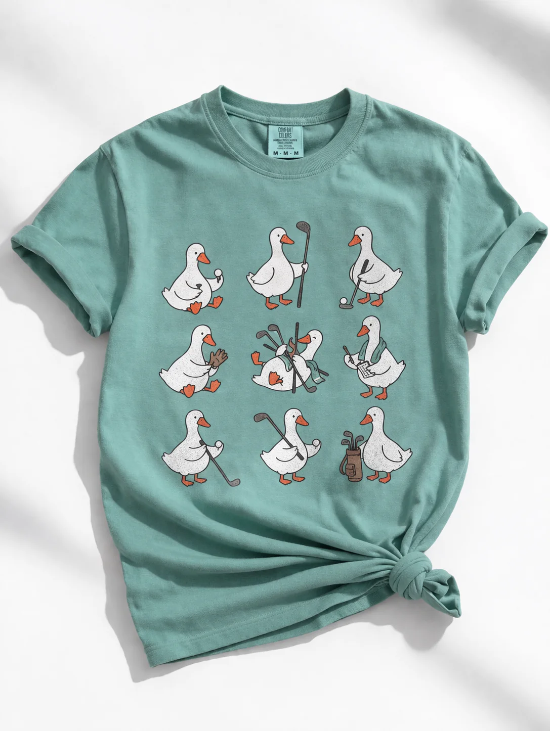 Plus/Reg Short Sleeve "Golf Duck'" Graphic Tee
