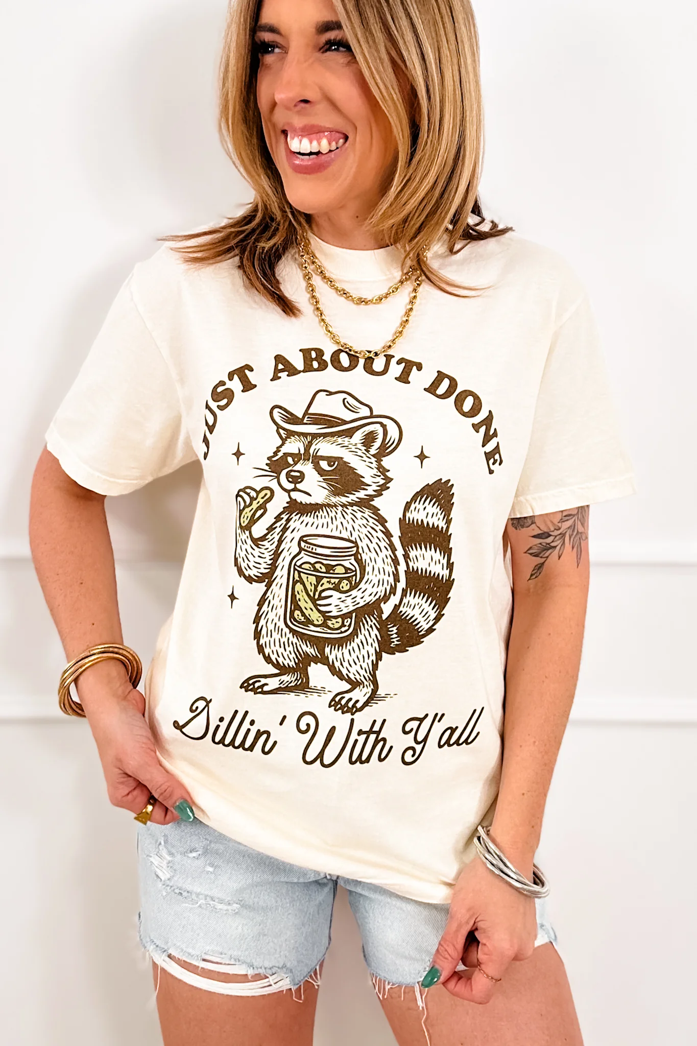 Plus/Reg Short Sleeve "Just About Done..." Graphic Tee - Image 4