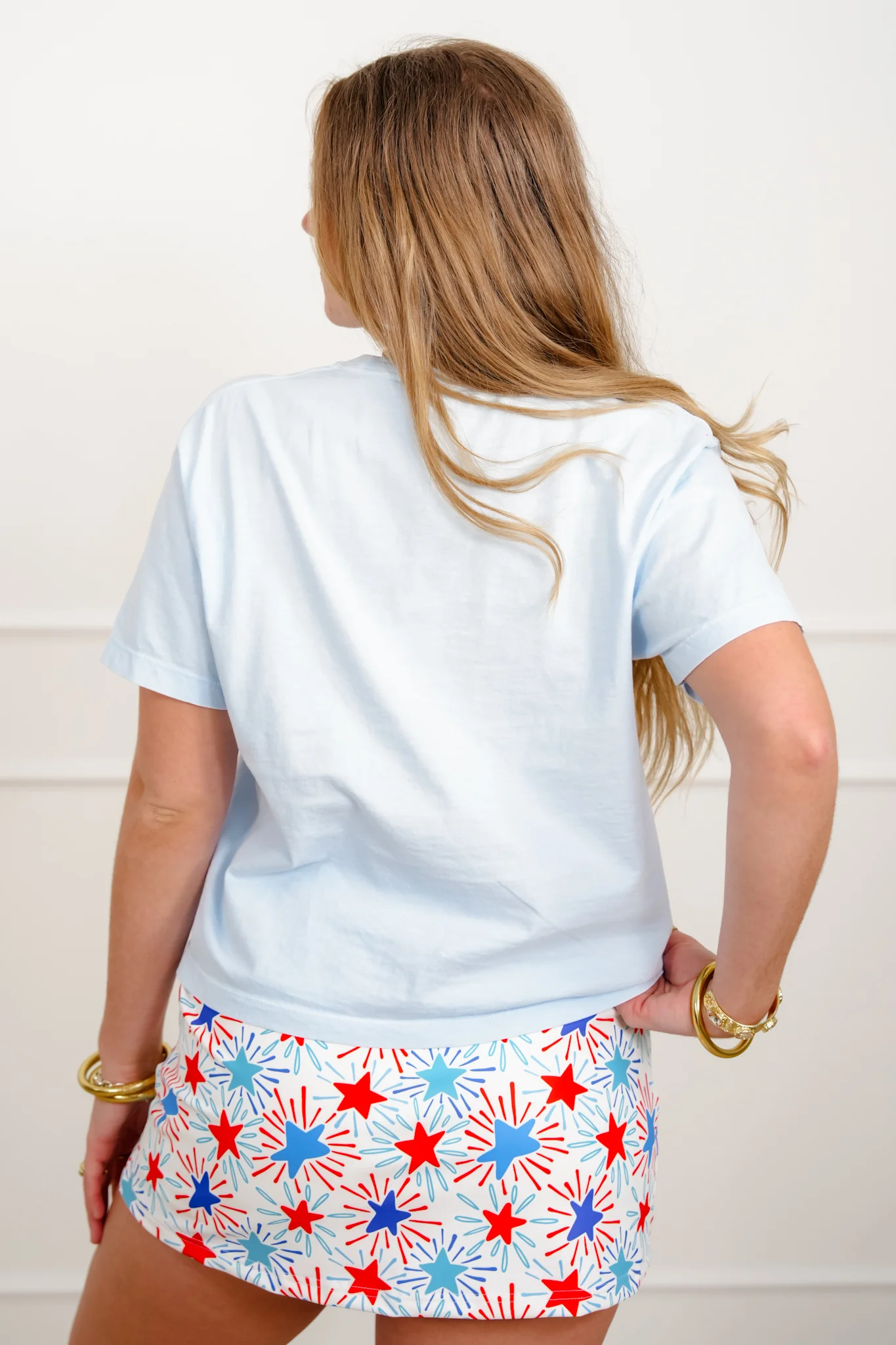 Plus/Reg Short Sleeve "Patched Eagle" Graphic Tee - Image 5