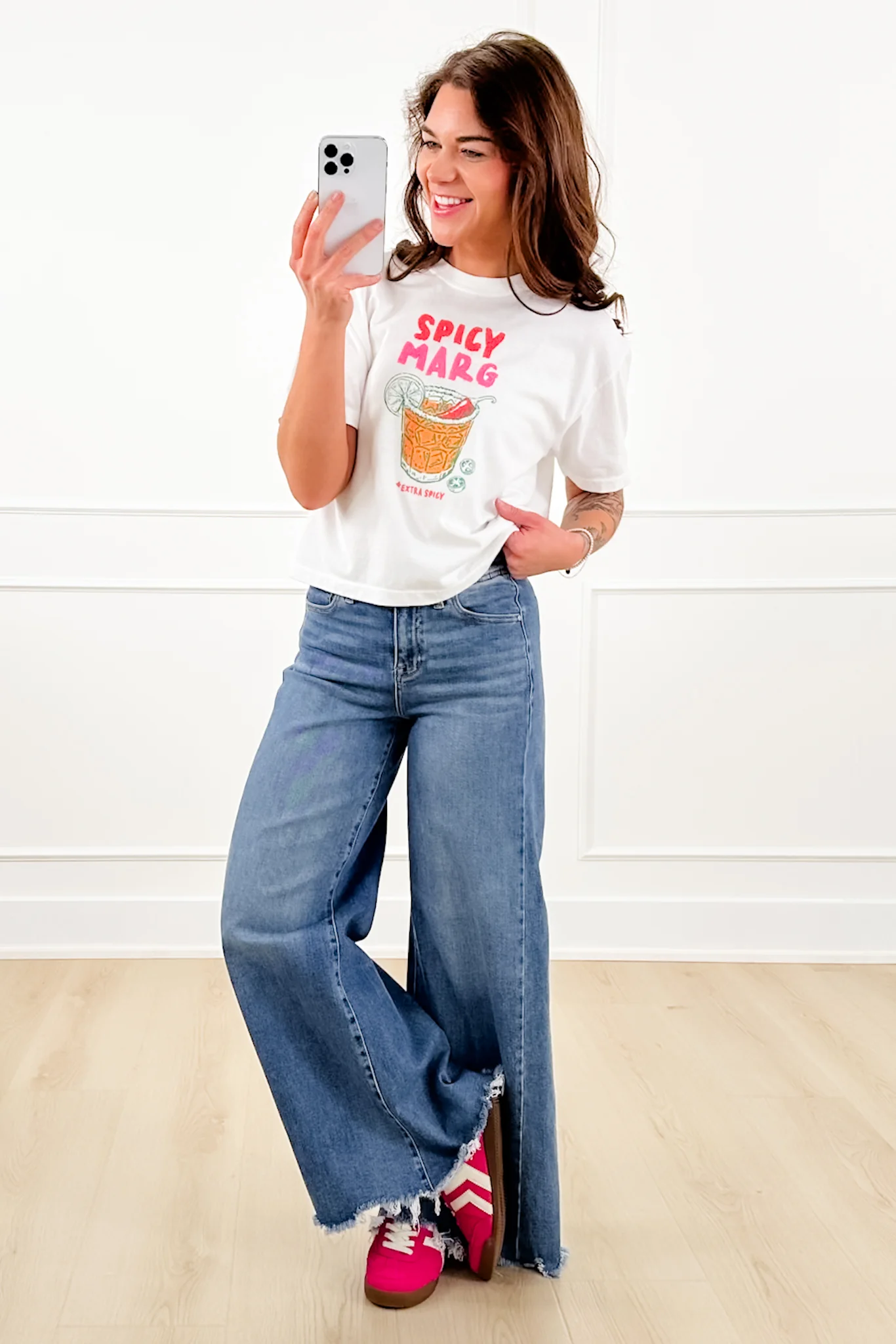 Plus/Reg Short Sleeve "Spicy Marg" Graphic Tee - Image 3