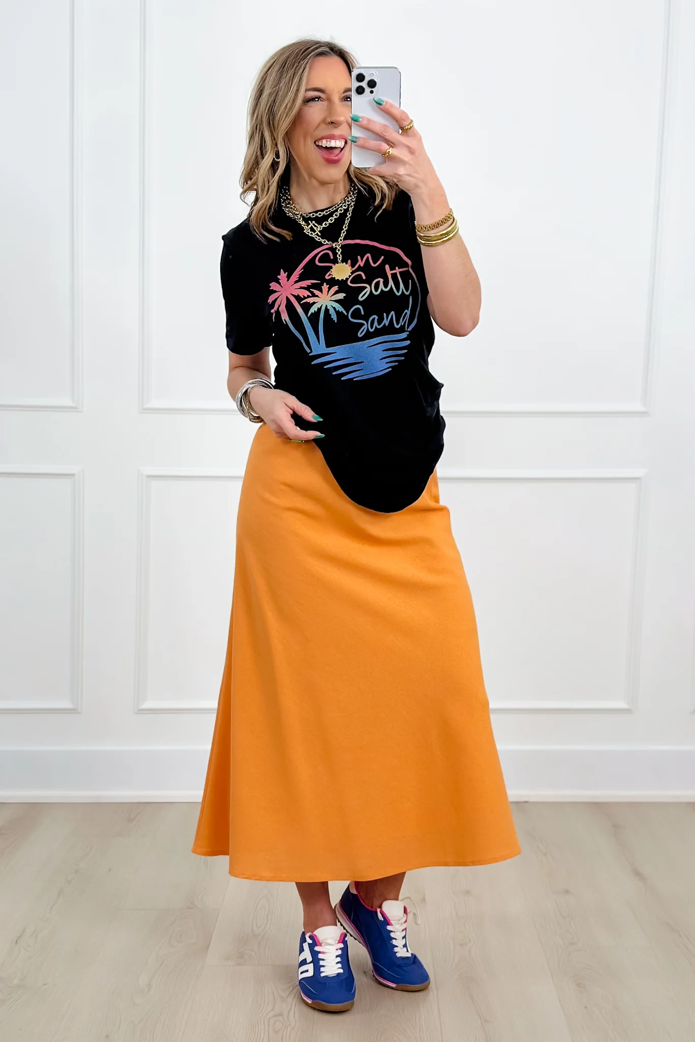 Plus/Reg Short Sleeve "Sun Salt Sand" Graphic Tee - Image 2