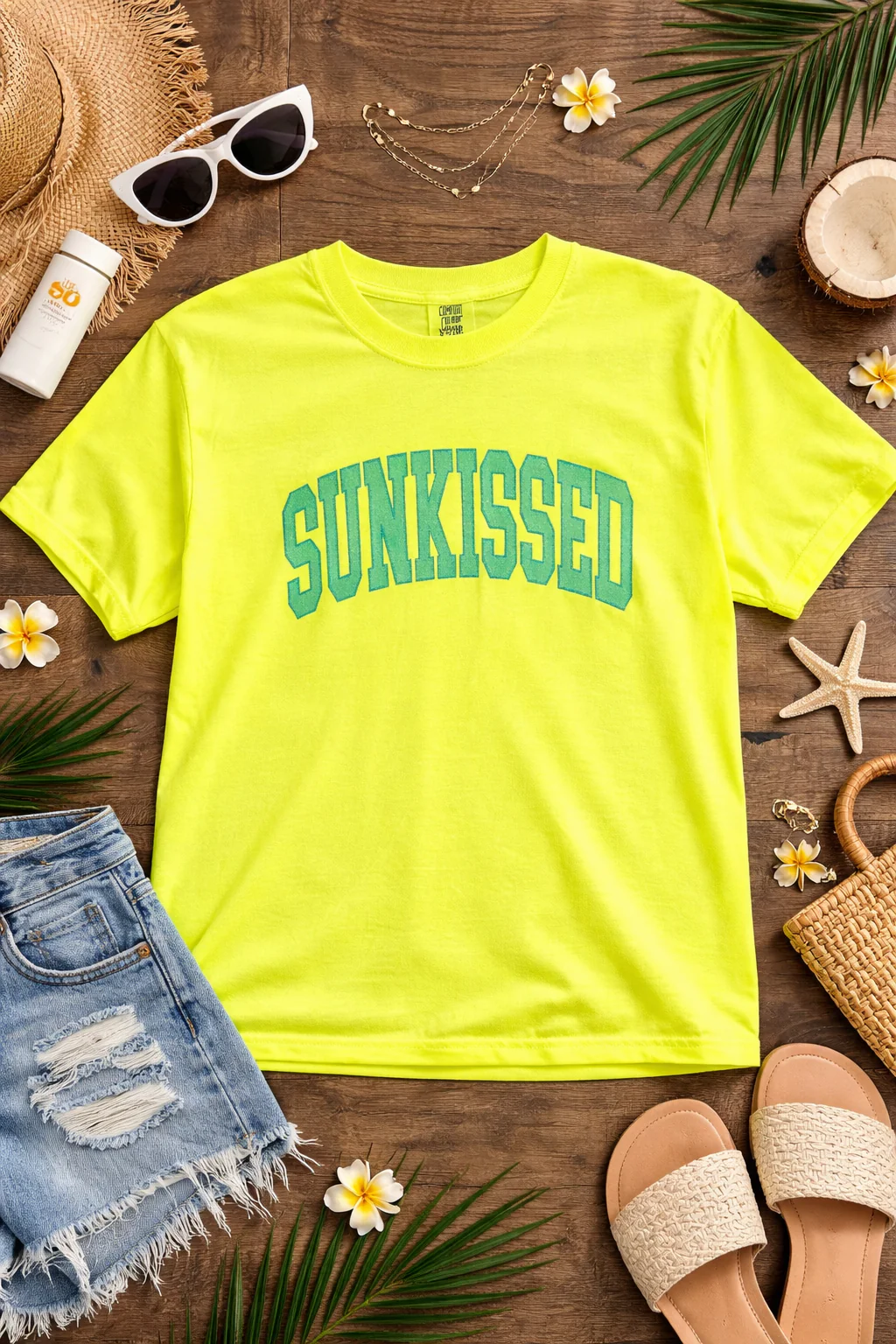 Plus/Reg Short Sleeve "Sunkissed" Graphic Tee