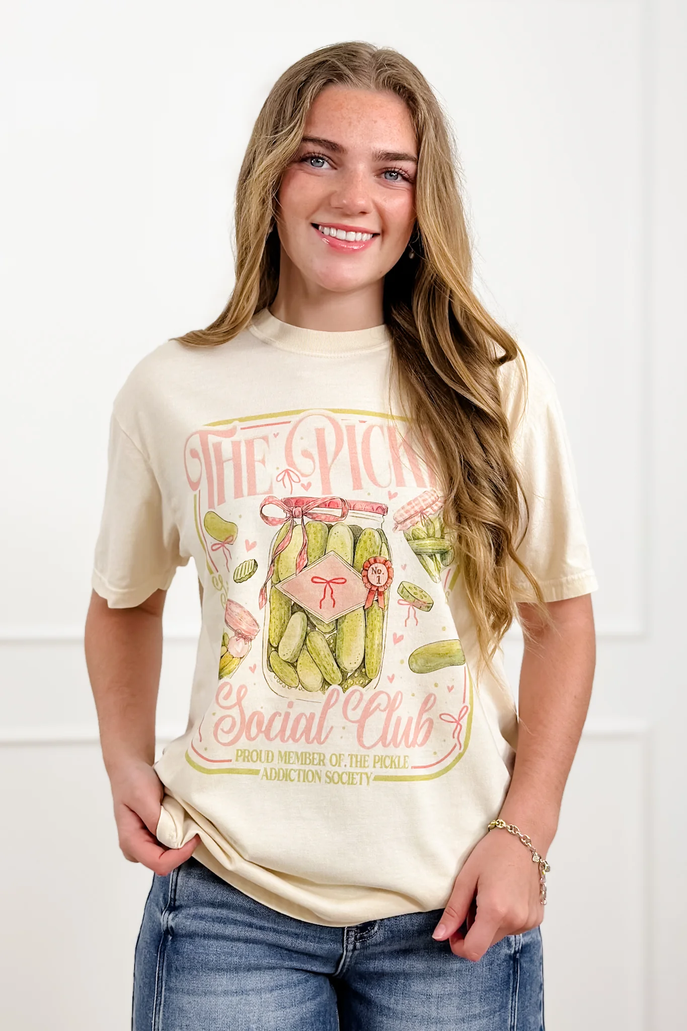 Plus/Reg Short Sleeve "The Pickle Social Club" Graphic Tee - Image 2