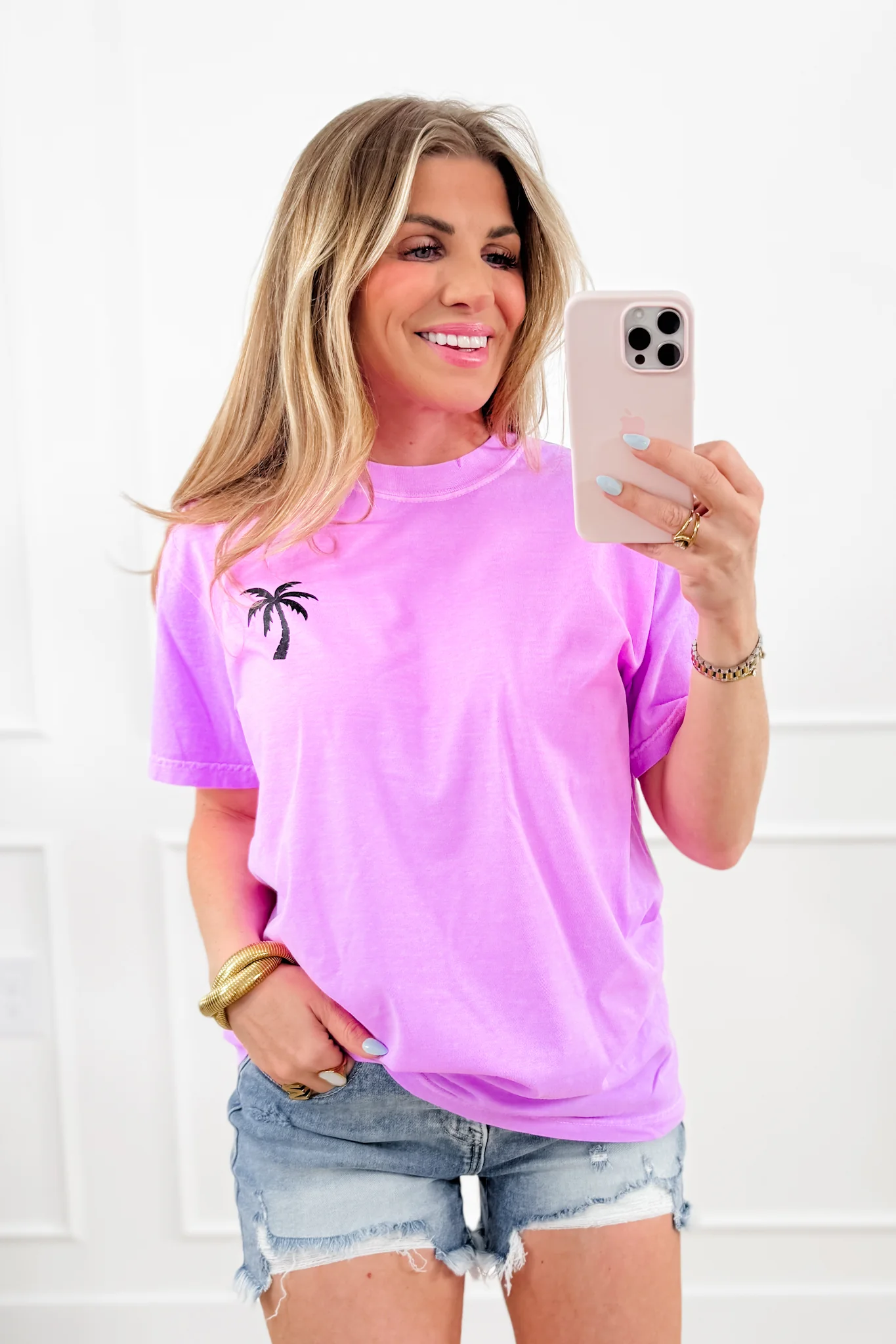 Plus/Reg Short Sleeve "Travel, Beach, Repeat" Graphic Tee - Image 3