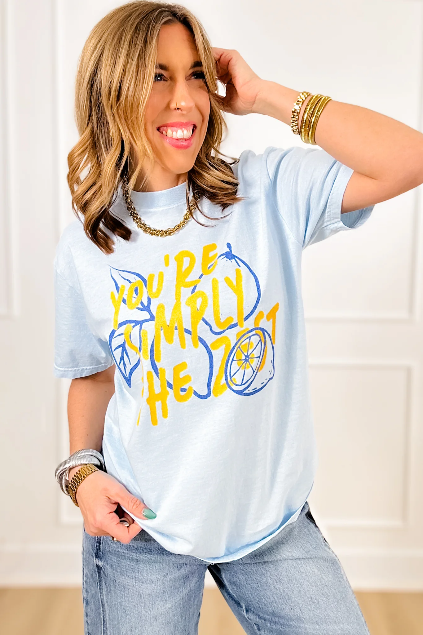 Plus/Reg Short Sleeve "You're Simply The Zest" Graphic Tee - Image 2