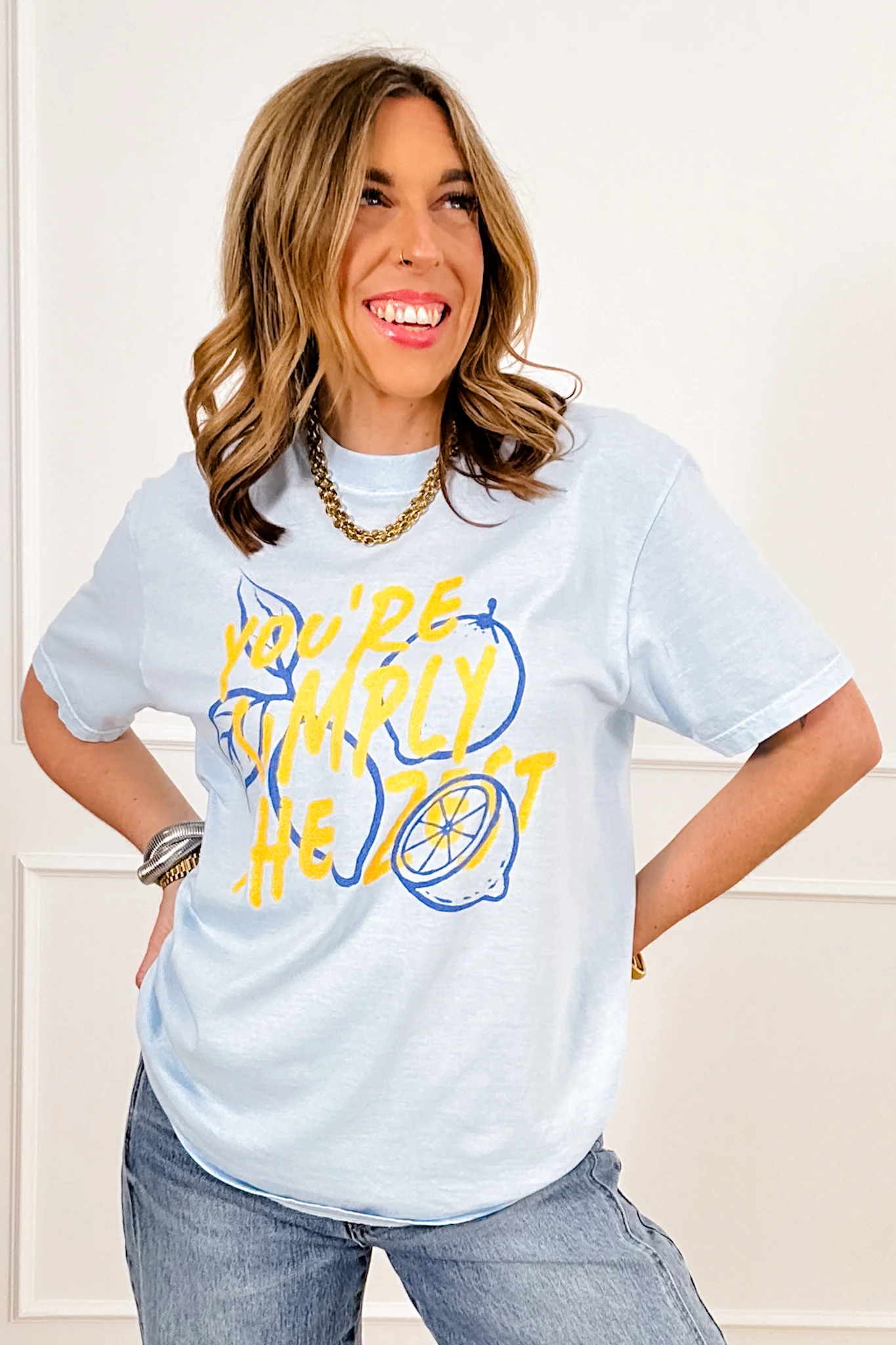 Plus/Reg Short Sleeve "You're Simply The Zest" Graphic Tee - Image 3