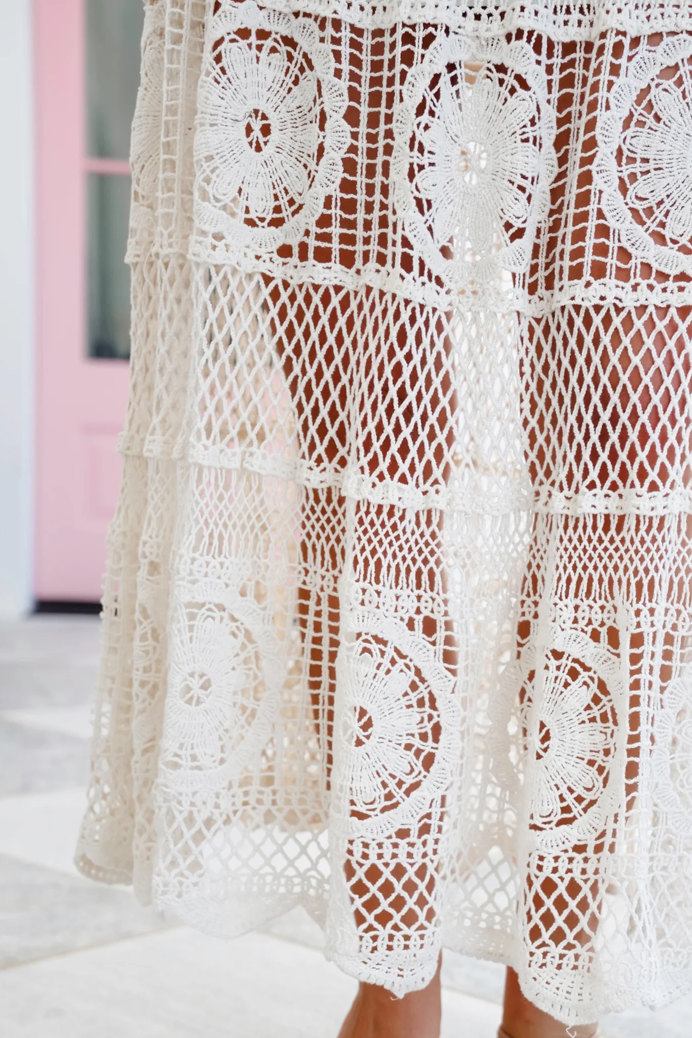 POL Crochet Elastic Waist Skirt - Image 6