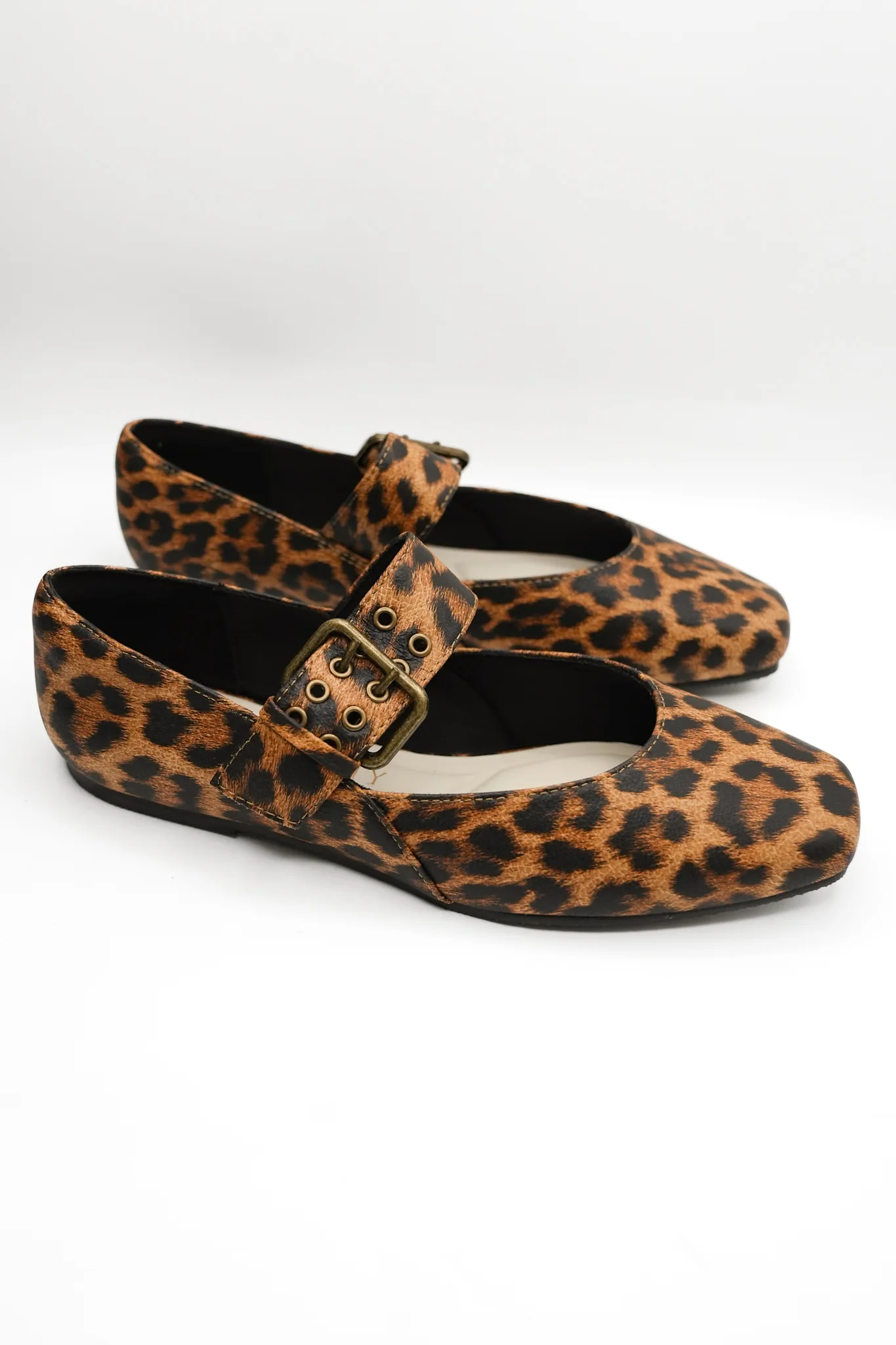 Printed Vegan Suede Mary Jane Flat - Image 2
