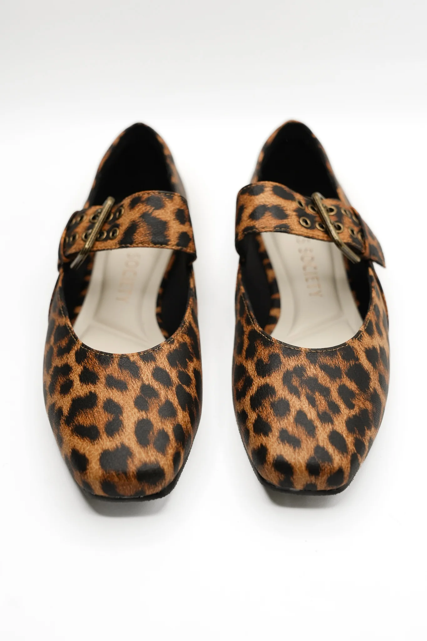 Printed Vegan Suede Mary Jane Flat - Image 4