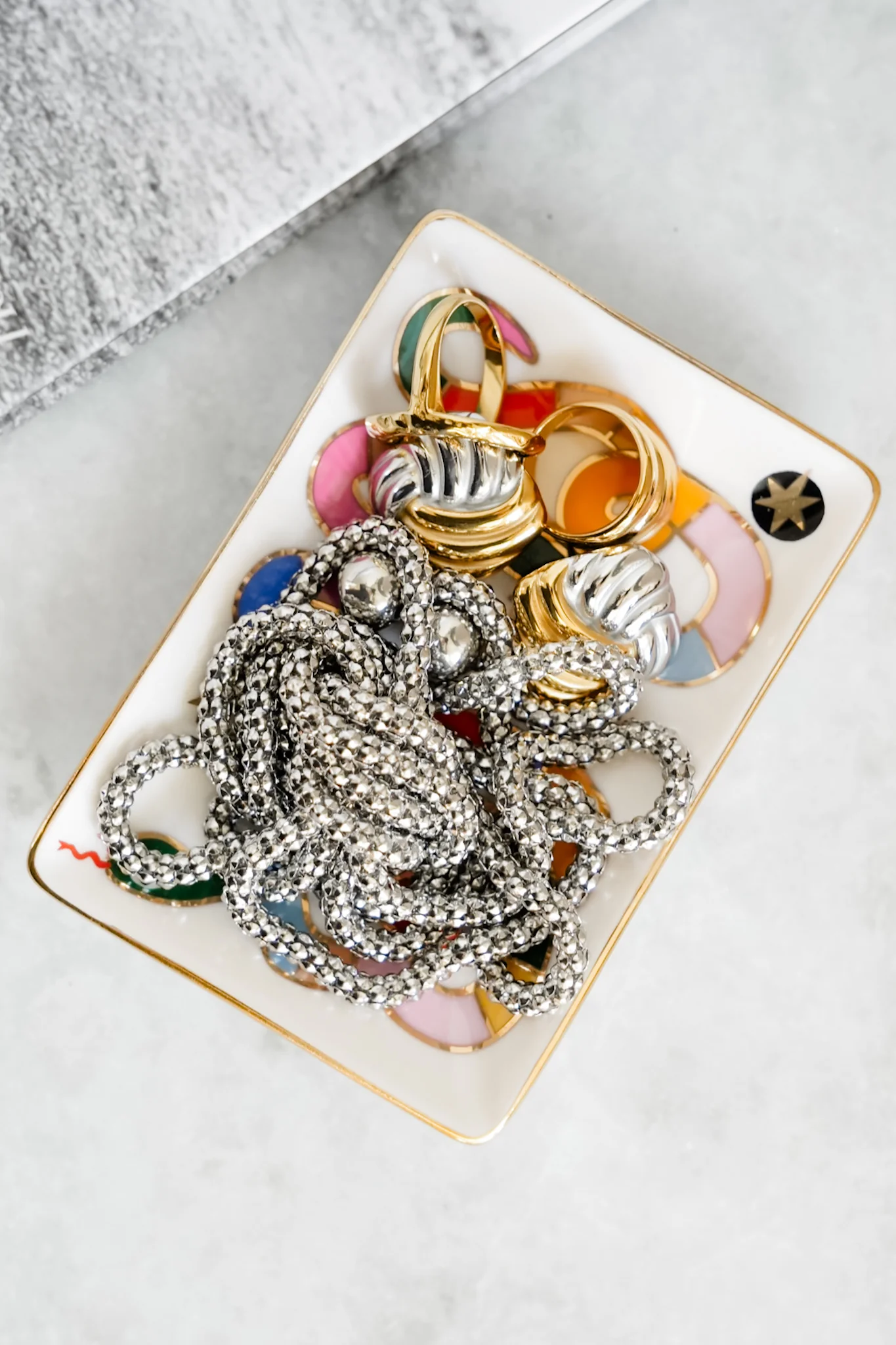 Rainbow Snake Porcelain Trinket Dish - Image 2