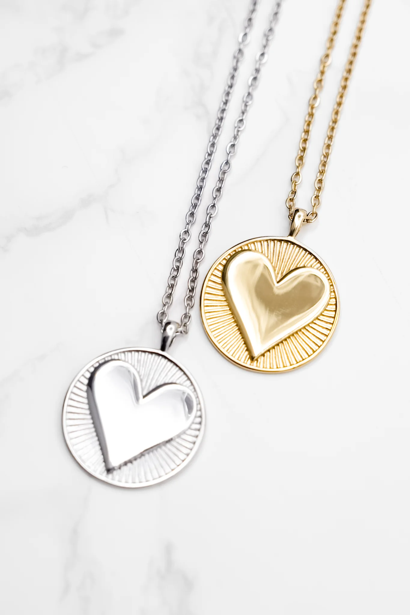 Raising Surfers The Golden Heart Necklace