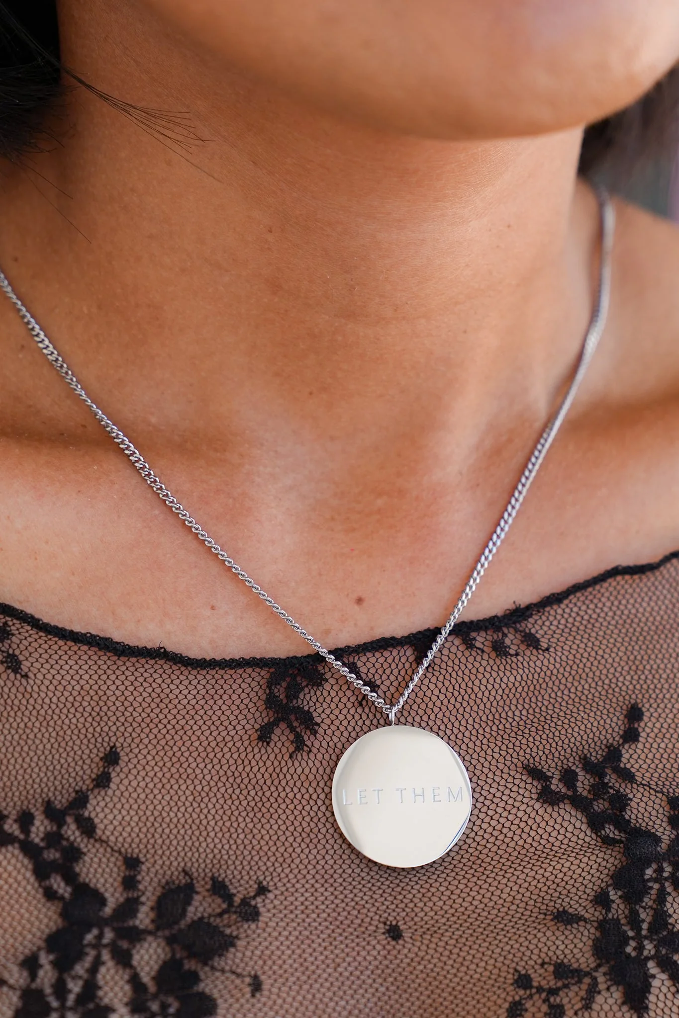 Restock! Raising Surfers The Let Them Necklace - Image 3