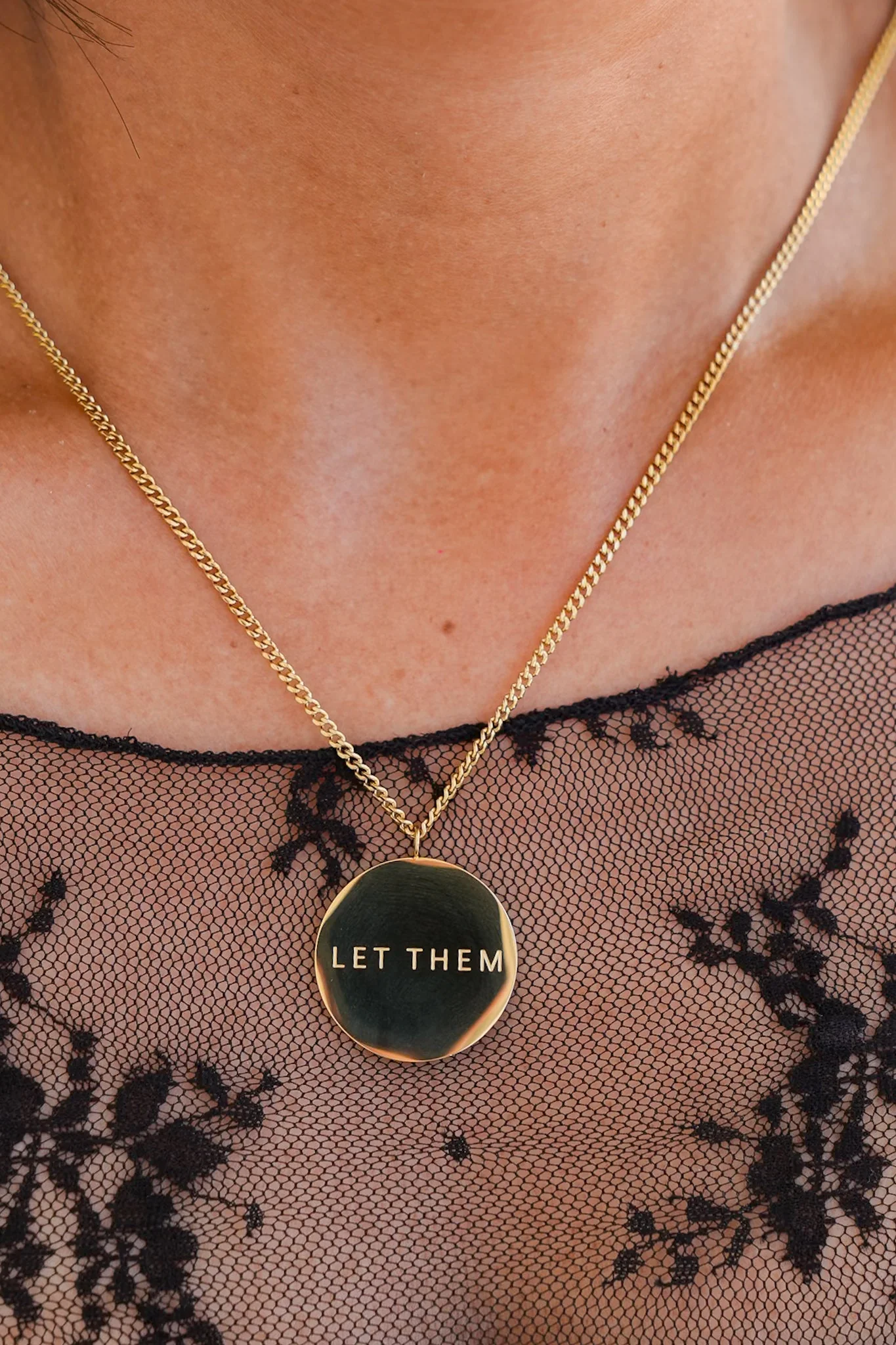Restock! Raising Surfers The Let Them Necklace - Image 4