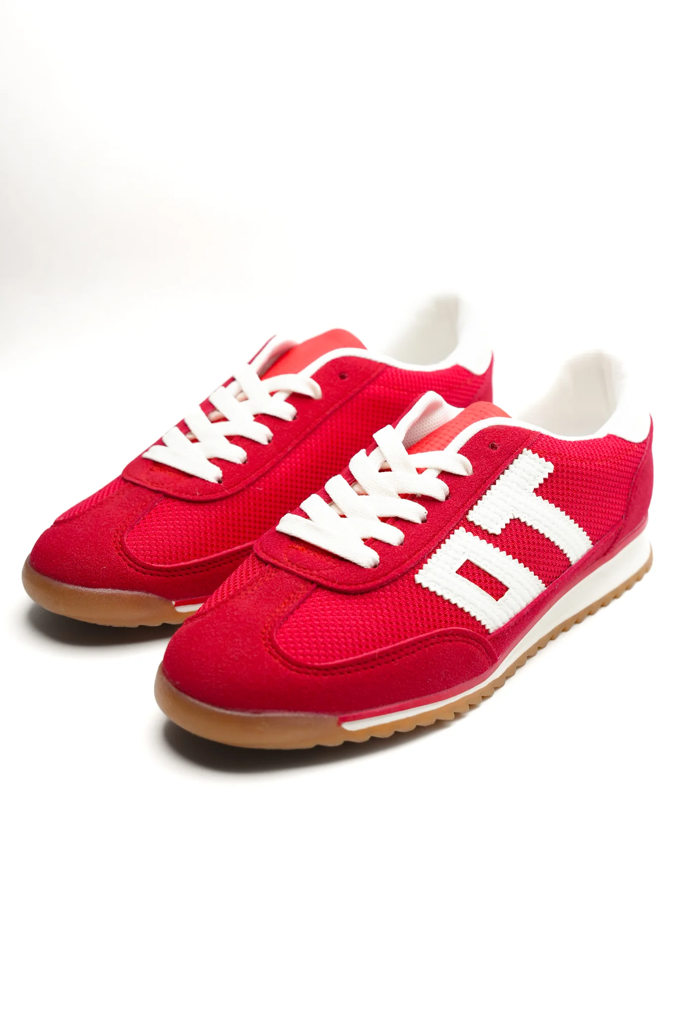 Restock! Retro Mesh Vegan Suede Lace Up Sneaker - Image 2