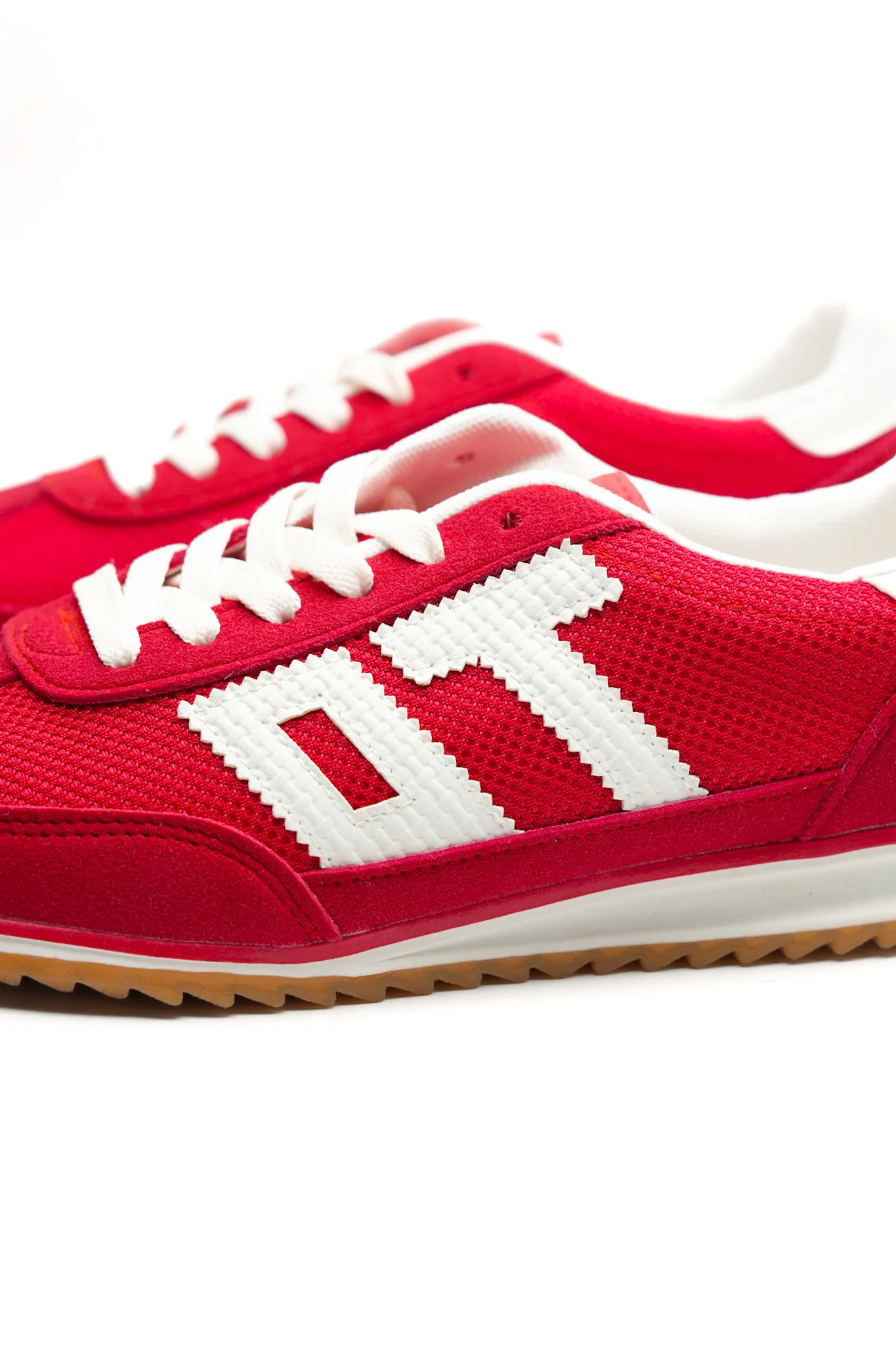 Restock! Retro Mesh Vegan Suede Lace Up Sneaker - Image 3