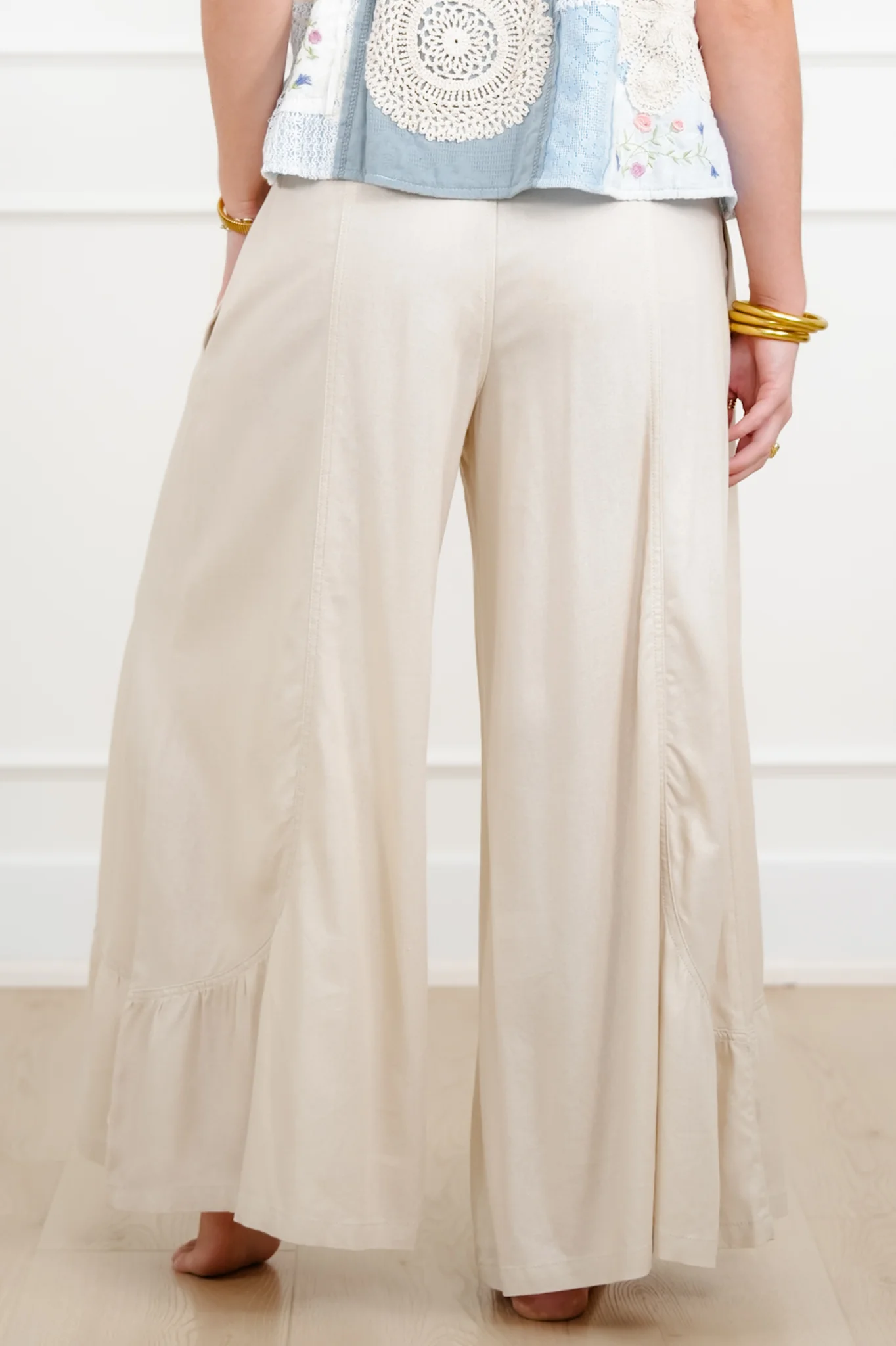 Risen Linen Blend Wide Leg Pull-On Pants - Image 6