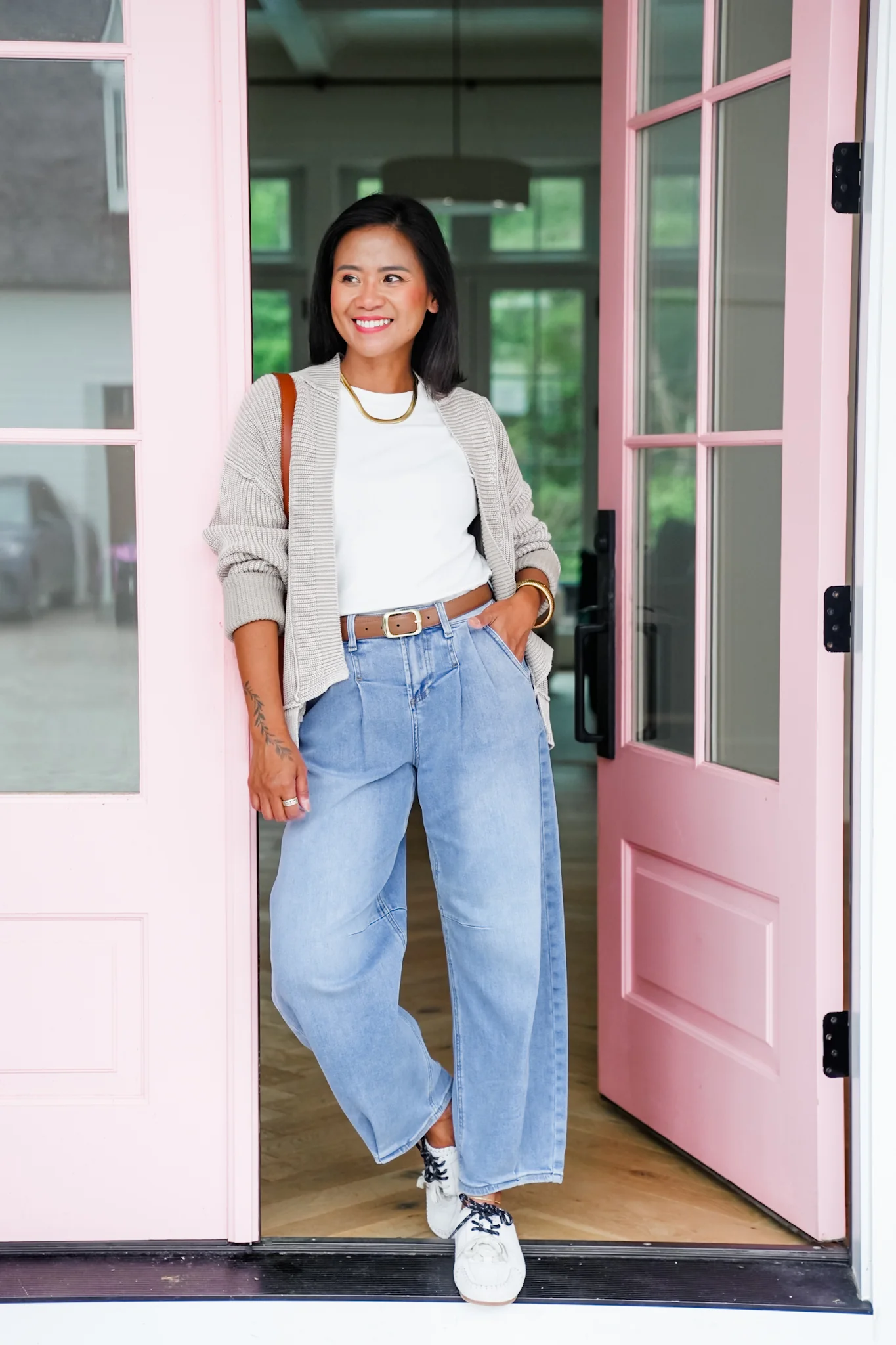 Risen The Easy Street Wide-Leg Pleated Barrel Jeans - Image 5