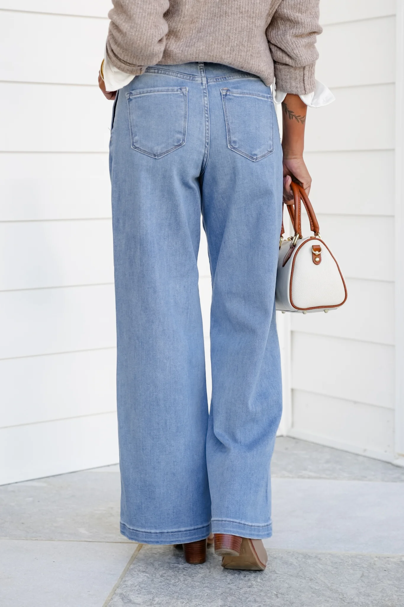 Risen The Windsor Relaxed Waist Wide Leg Jeans - Image 3