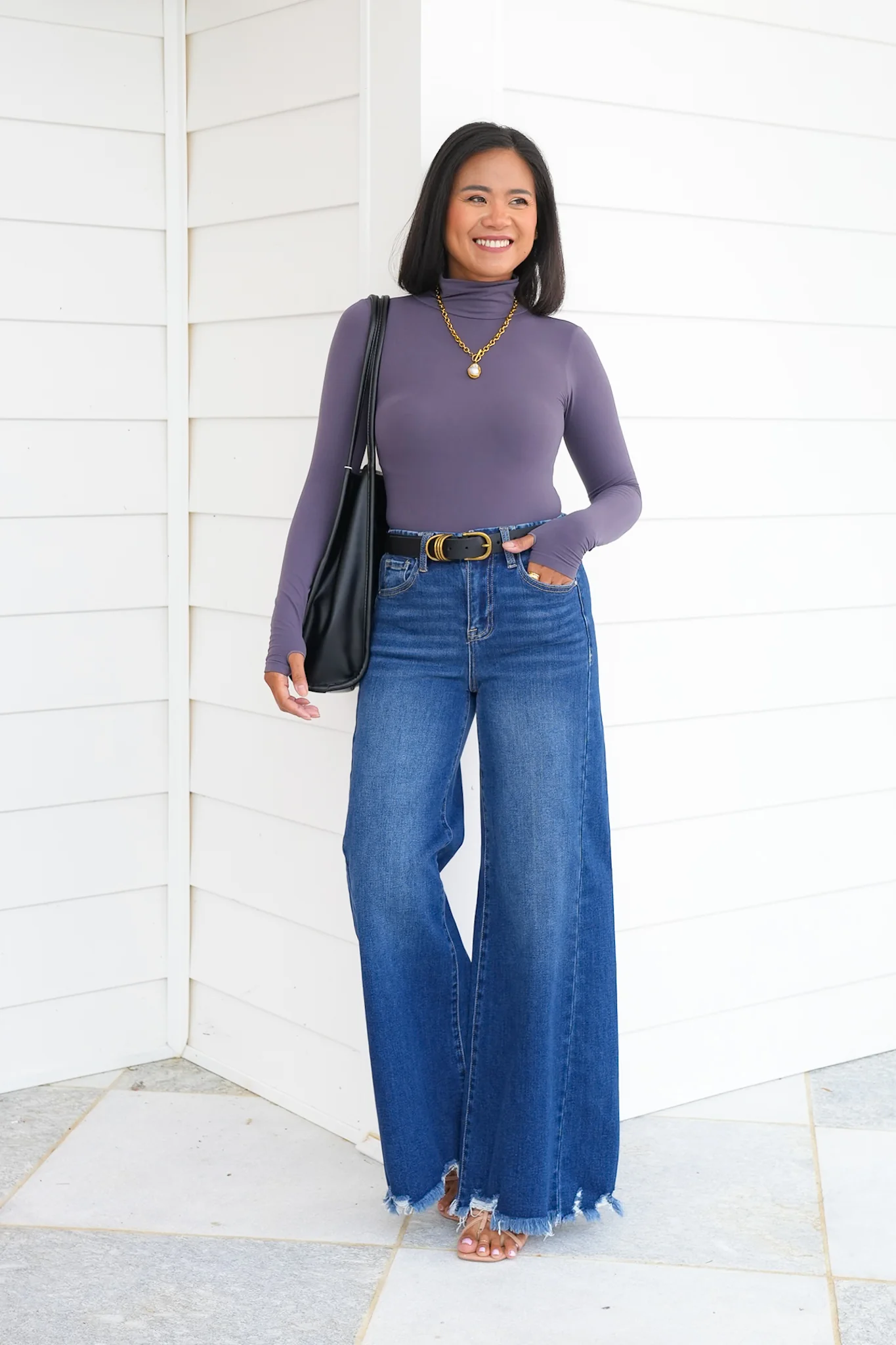 Seamless Long Sleeve Turtleneck Bodysuit with Thumbholes - Image 11