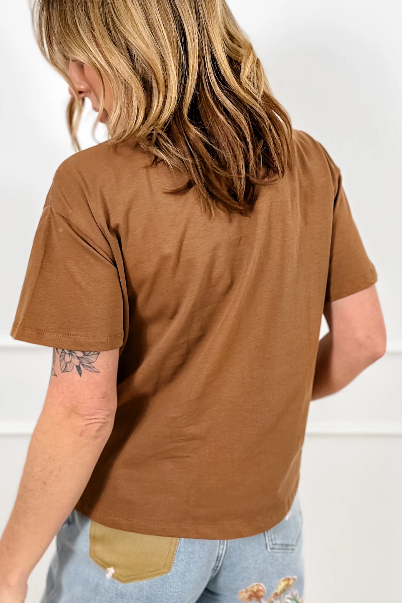 Short Sleeve "Giddy Up" Graphic Top - Image 4