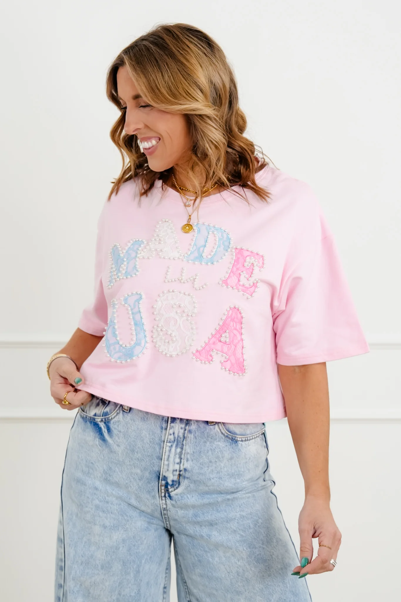 Short Sleeve "Made In USA" Top - Image 2