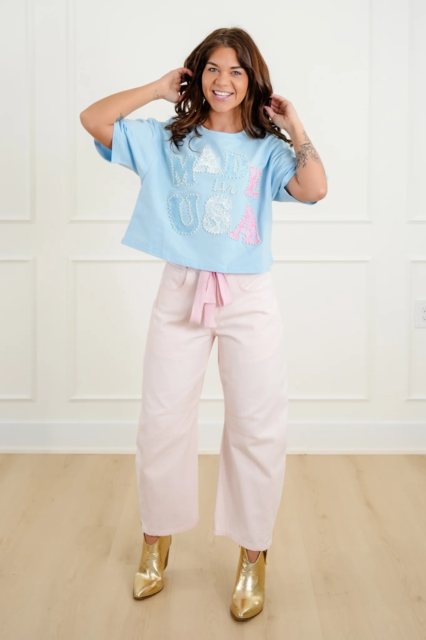 Short Sleeve "Made In USA" Top - Image 6