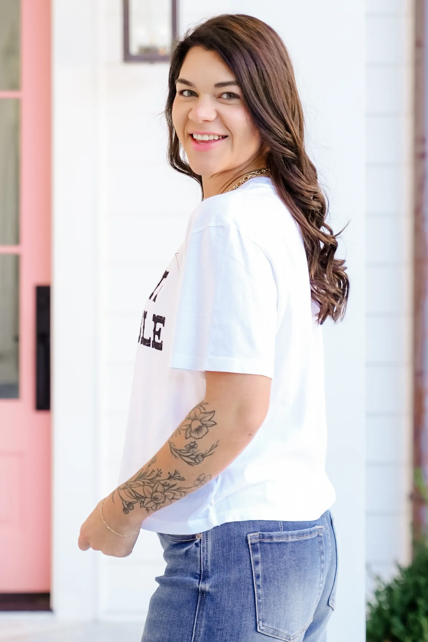 Short Sleeve "Make It A Double" Graphic Mini Tee - Image 6