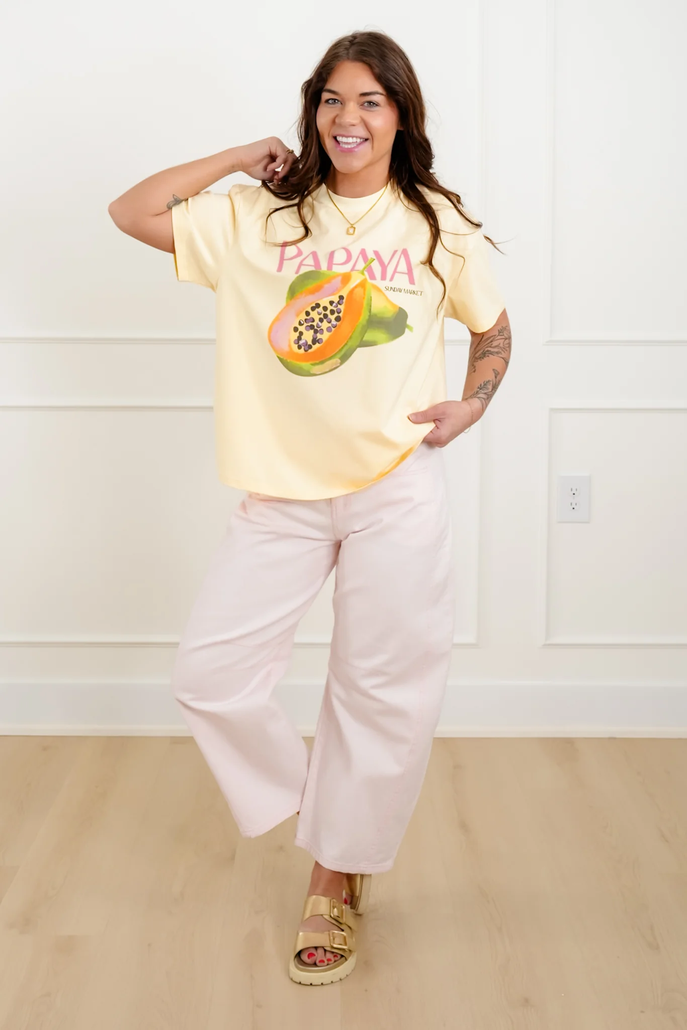 Short Sleeve "Papaya" Graphic Tee - Image 2