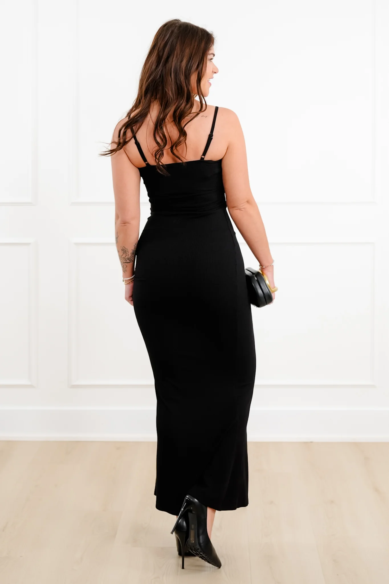 Ribbed Knit Sleeveless Maxi Slip Dress - Image 6