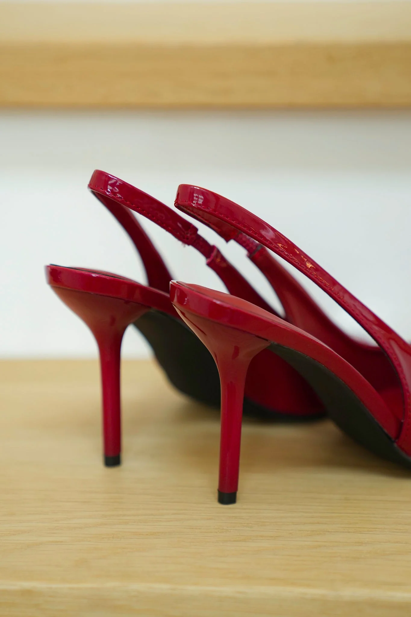 Slingback Heels with Metallic Toe Accents - Image 5