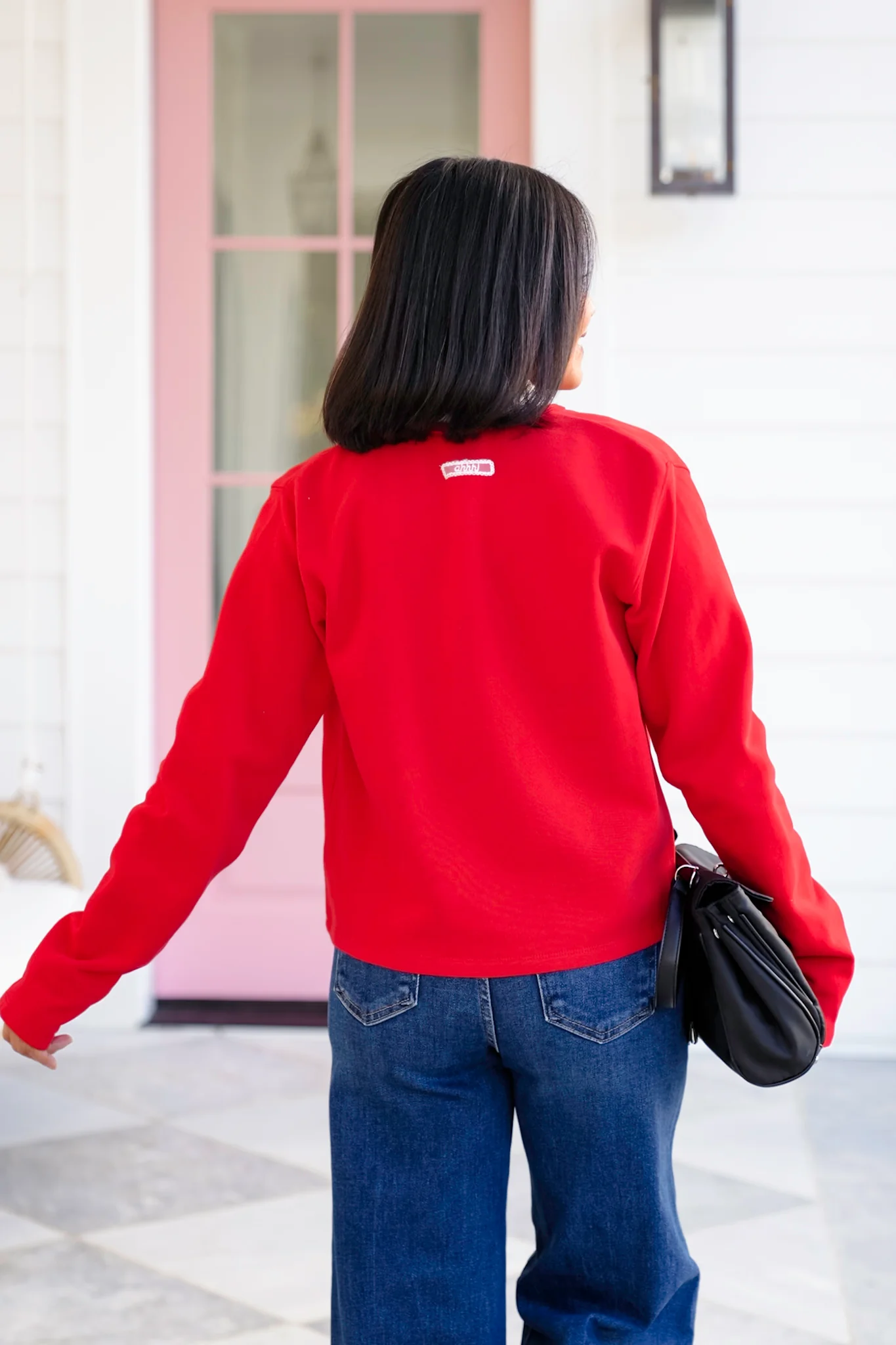 Solid Long Sleeve Snap Button Down Cardigan - Image 6