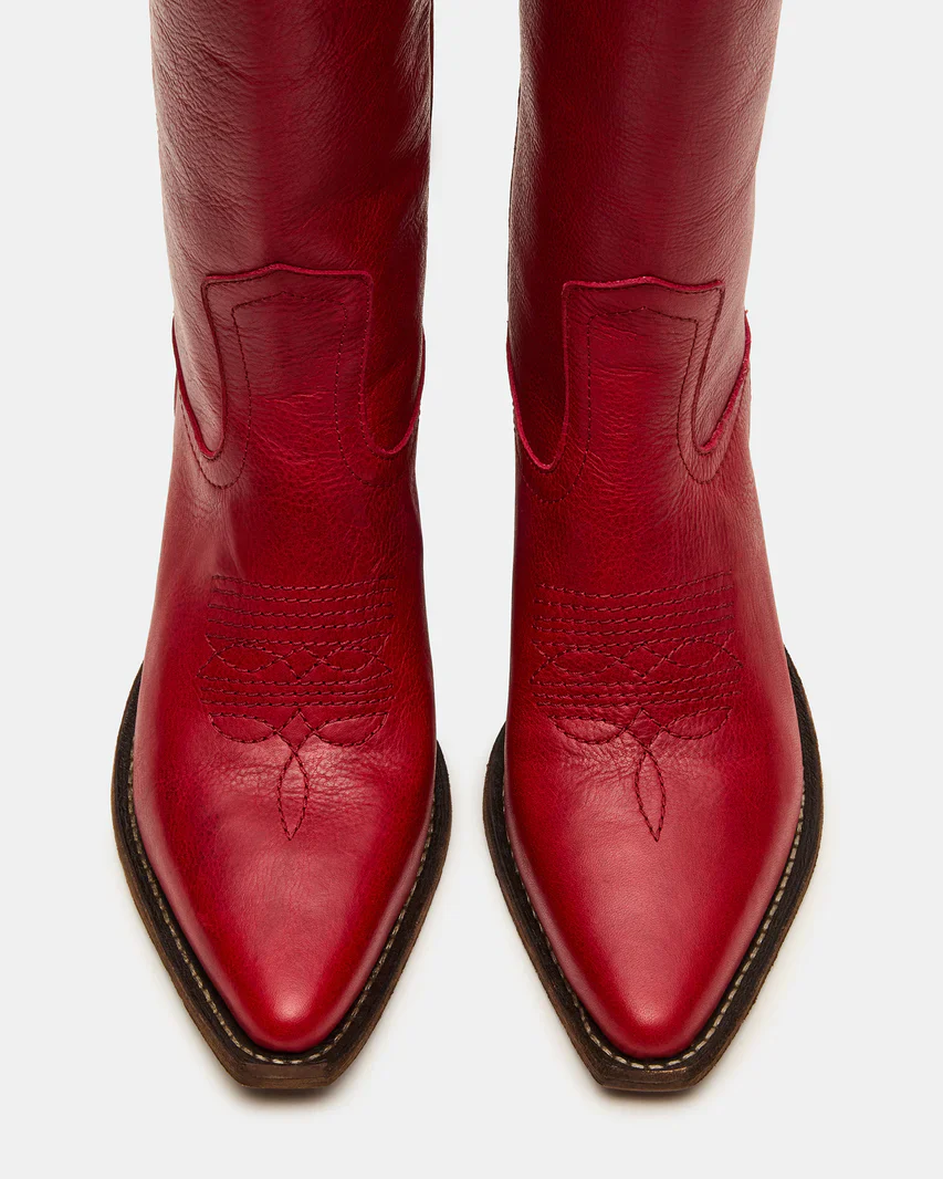 Steve Madden Vintage Inspired Western Leather Boots - Image 4